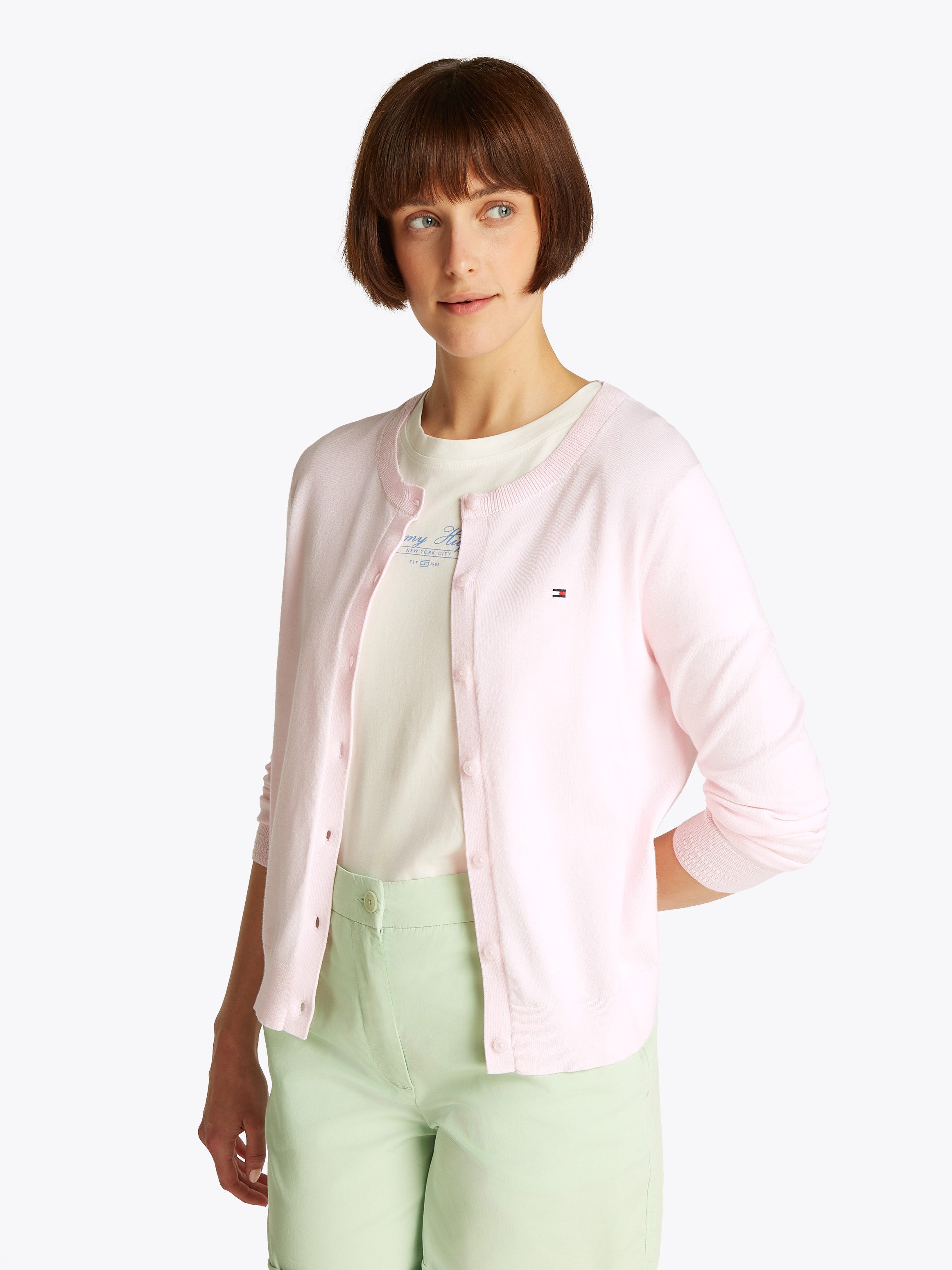 Tommy Hilfiger Cardigan CO JERSEY STITCH günstig online kaufen