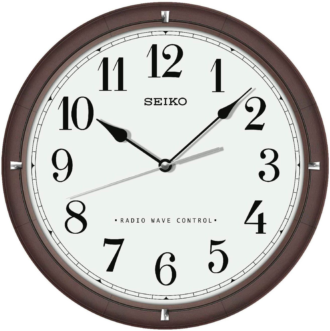Seiko Funkwanduhr (Quarzuhr,Holz,Erle,Wohnzimmer,Esszimmer,Küche,Arbeitszim günstig online kaufen