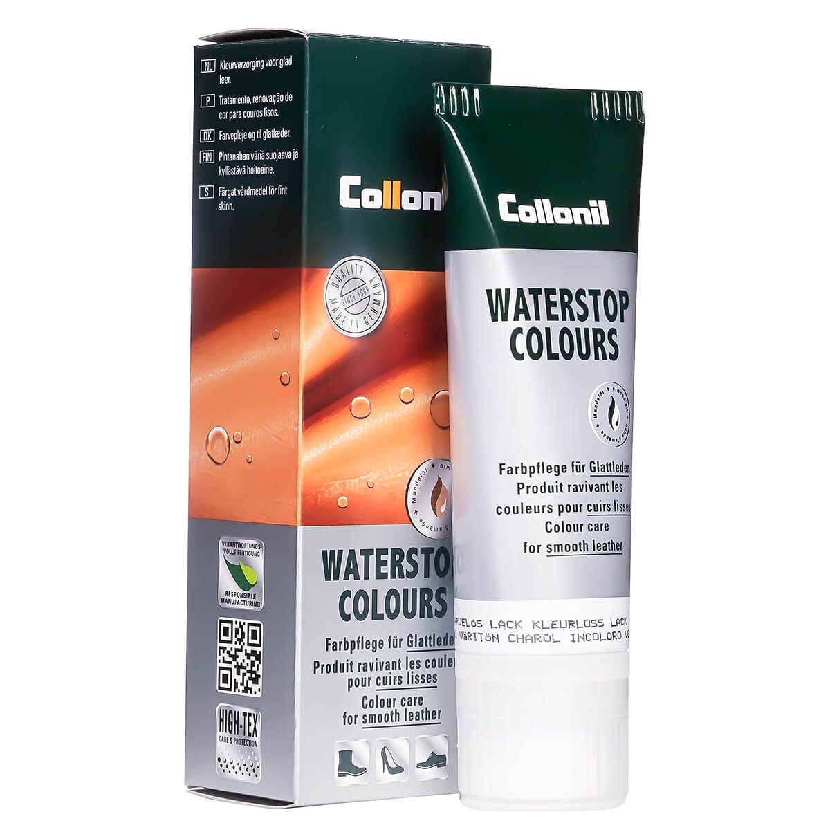 Thumbnail - Collonil Waterstop Colours - Farbige Pflege- und Imprägniercreme für Glattleder Schuhcreme