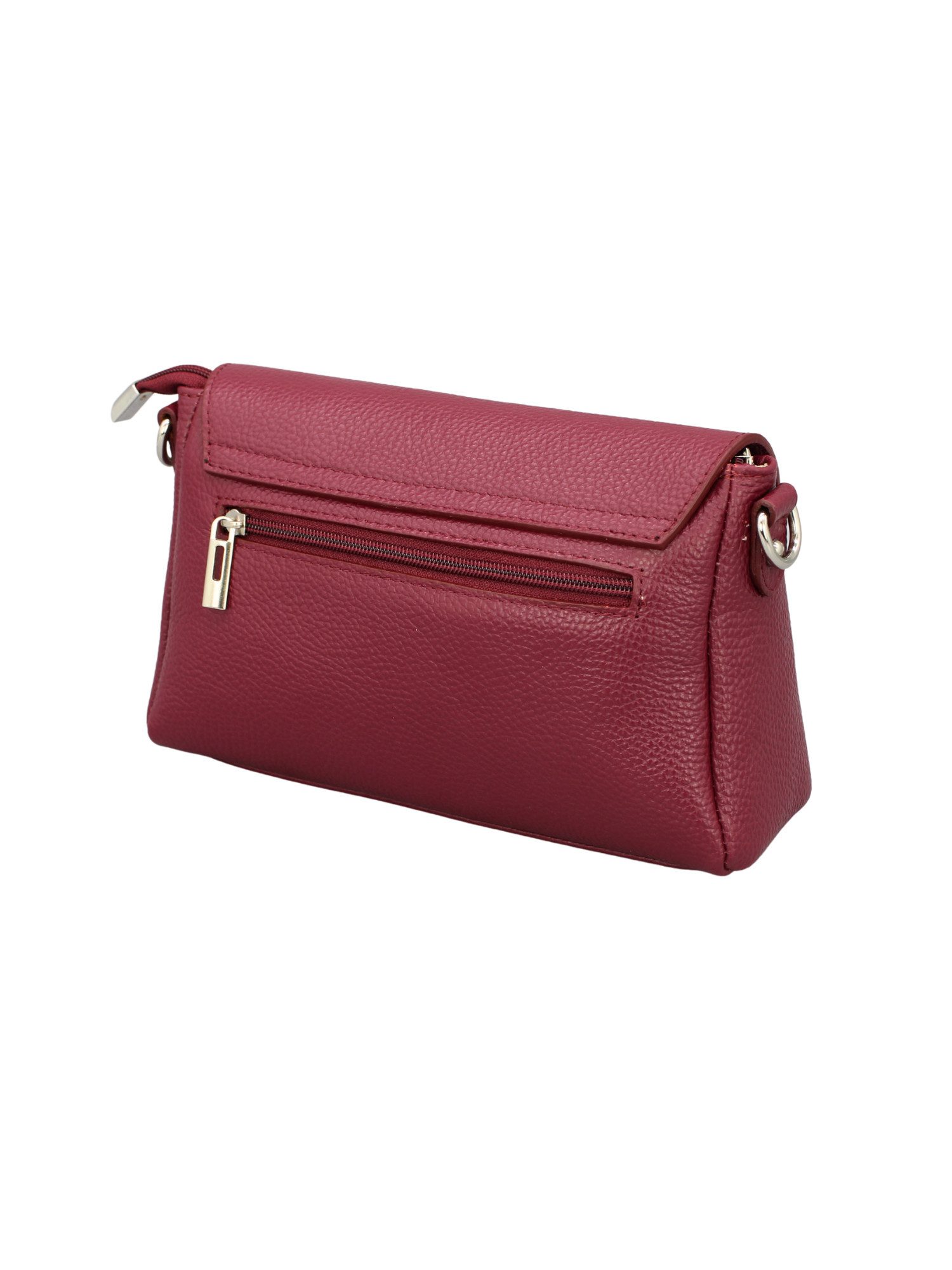 Adel Bags Schultertasche Jana – Leder Crossbody Tasche mit 2 Riemen, Magnet- & Reißverschluss, 9 Farbvarianten