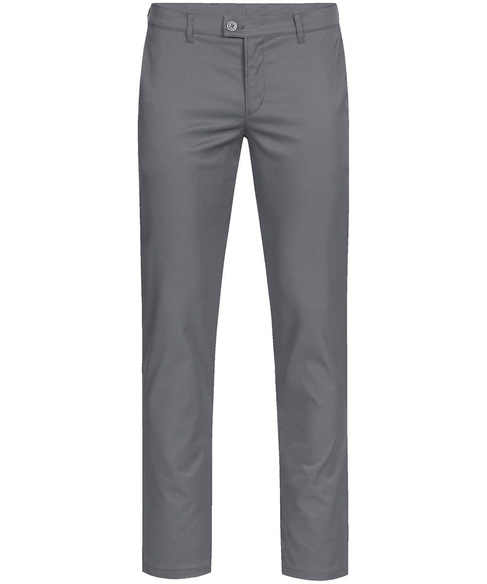 Anzughose Greiff Corporate Wear CASUAL Herren Chinohose Regular-Fit Grau