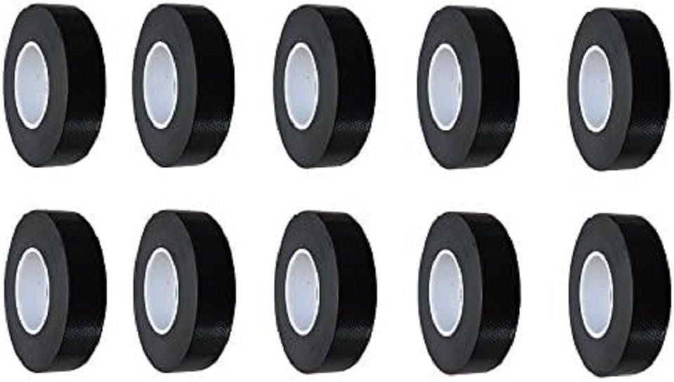 Isolierband 10 x PVC Isolierband Klebeband 16mm x 10m schwarz
