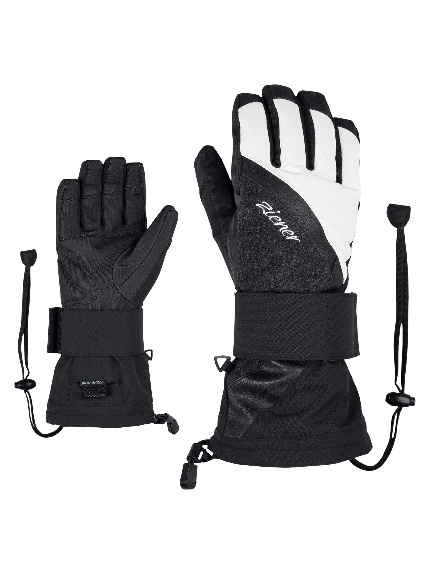Ziener Skihandschuhe MILANA AS(R) LADY glove SB black stru/white günstig online kaufen