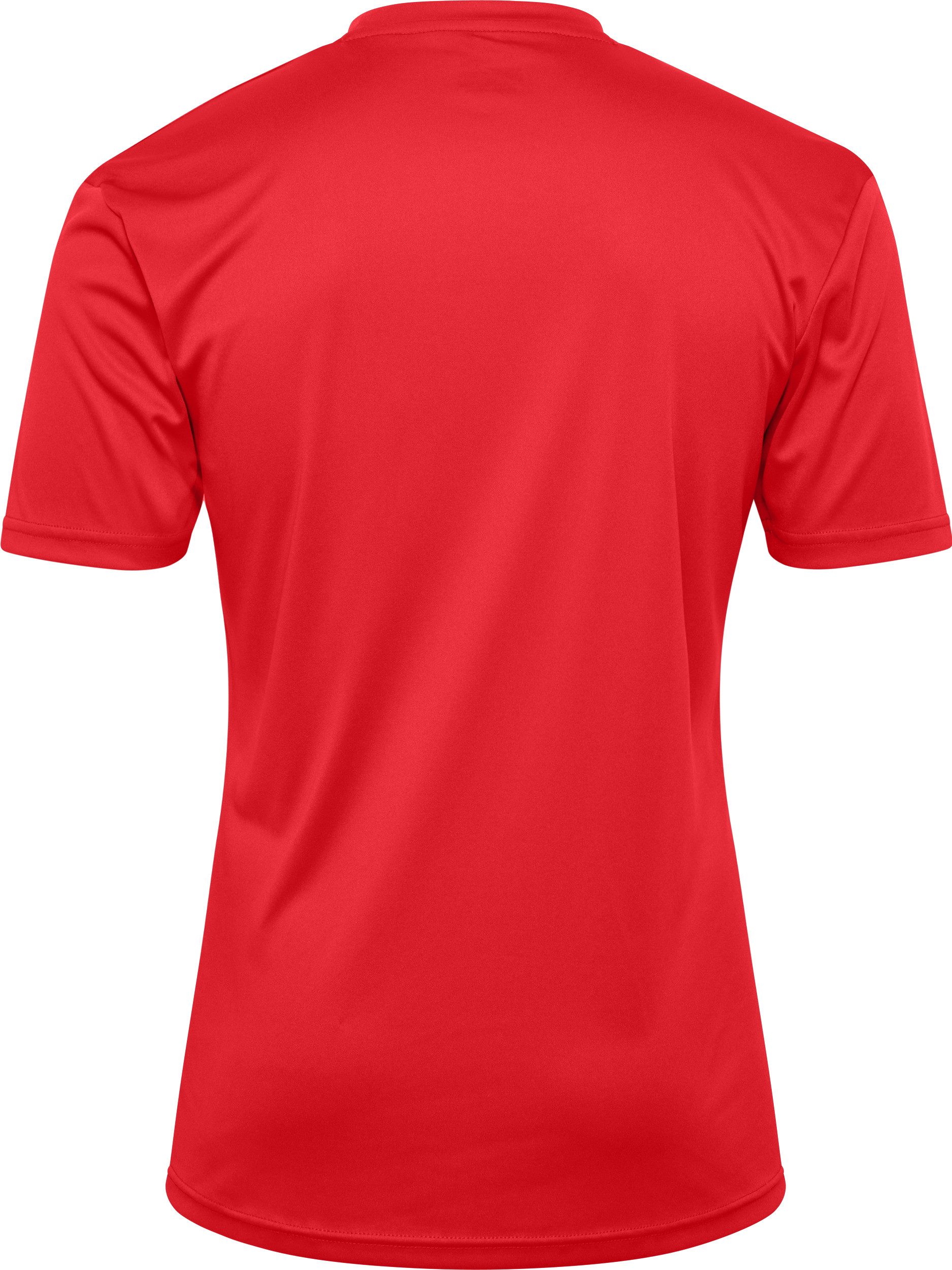 hummel Trainingsshirt HMLLOGO JERSEY S/S normale Passform, kurze Ärmel, atmungsaktives Material