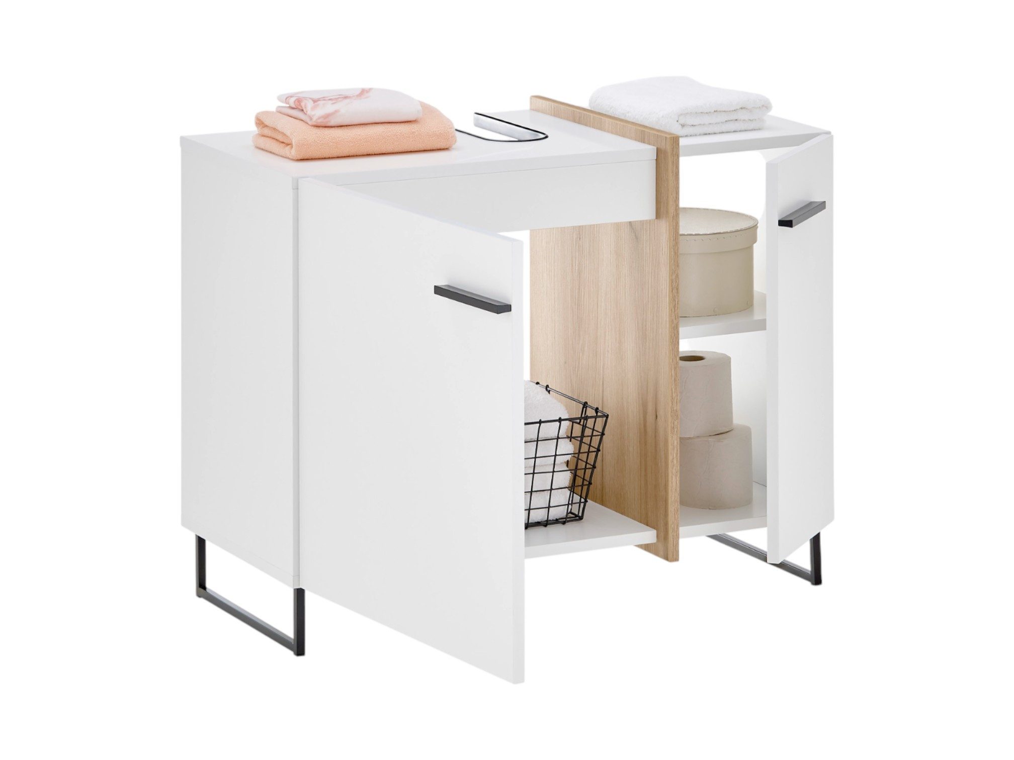 moebel-dich-auf Waschbeckenunterschrank MESSINA (Badezimmerschrank, Waschti günstig online kaufen