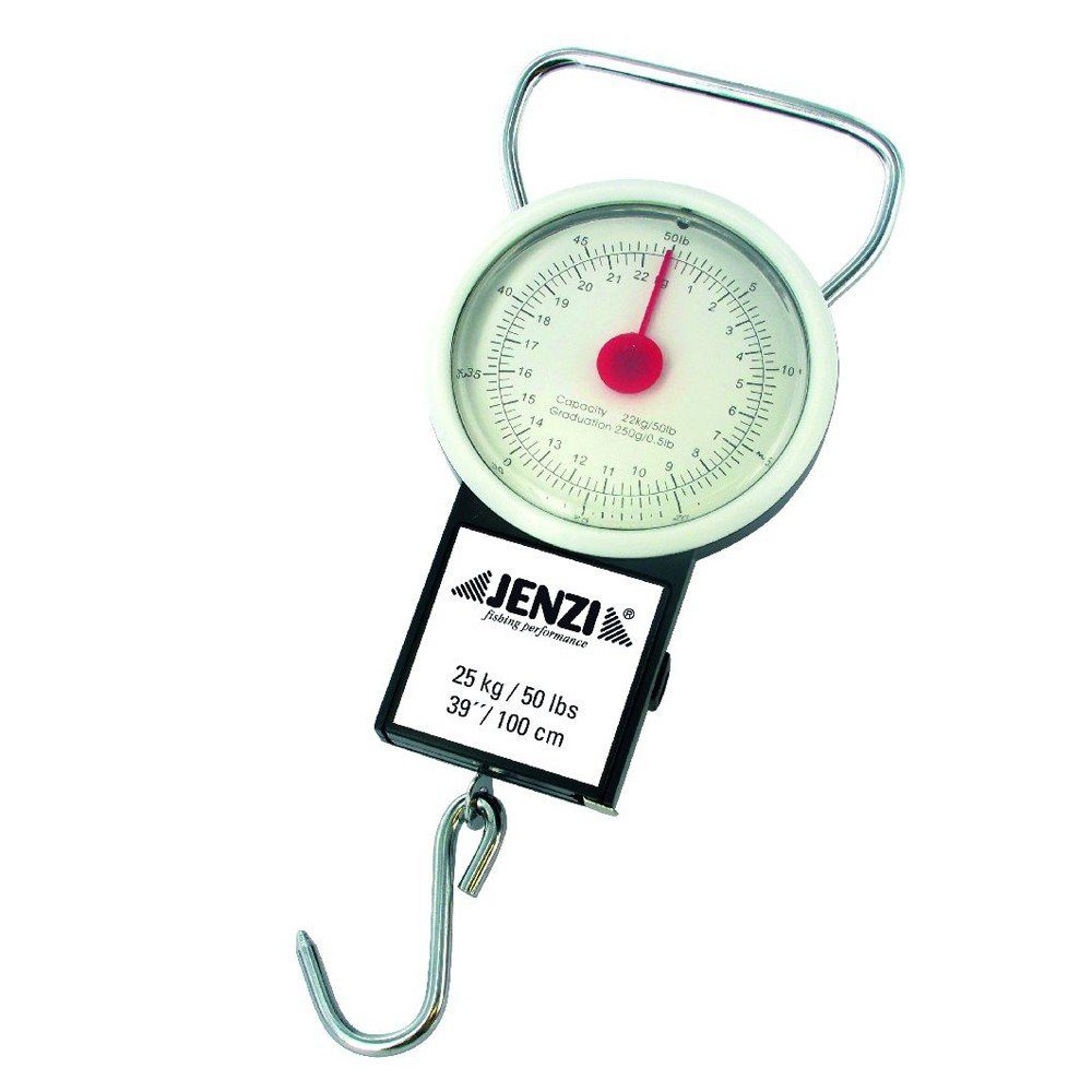 Jenzi Fischwaage Jenzi Fischwaage Federzugwaage bis 22kg mit Maßband