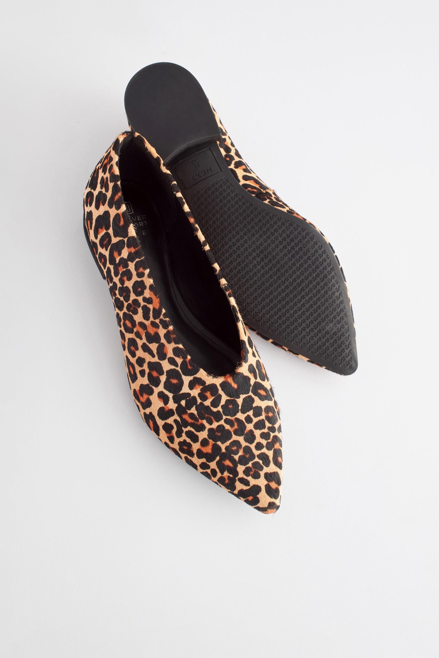 Next Leder Ballerinas Forever (1-tlg) aus Comfort® Ballerina Leopard spitze