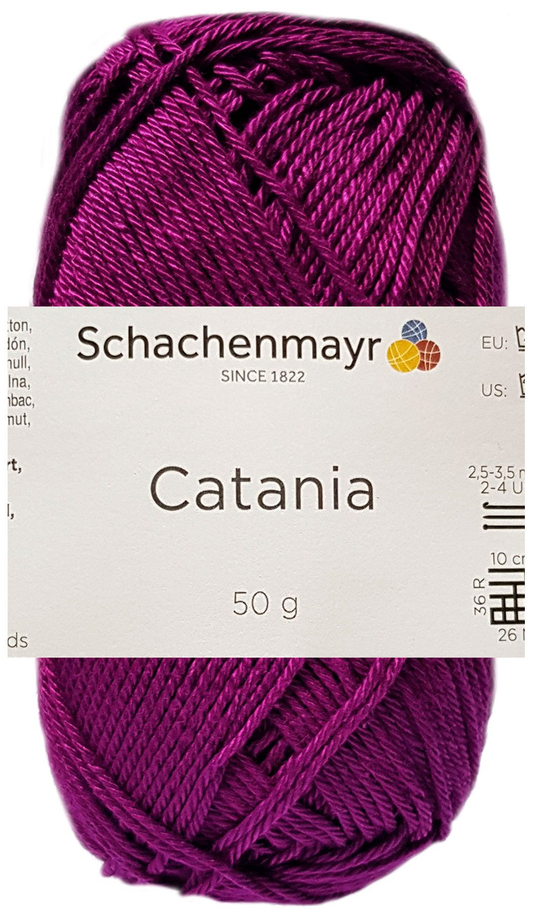 Schachenmayr 50 Gramm Schachenmayr Catania Farbauswahl Bastelgarn, 125 m