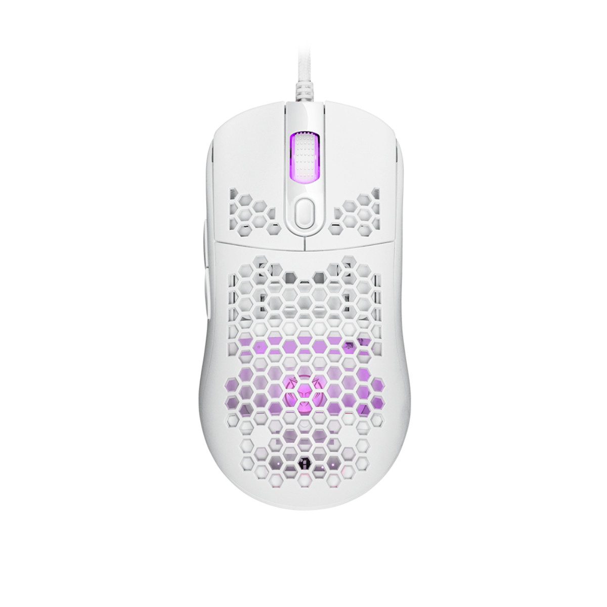 Qware Gaming Norfolk Gaming Maus kabelgebunden bis zu 12800 DPI weiß Gaming-Maus