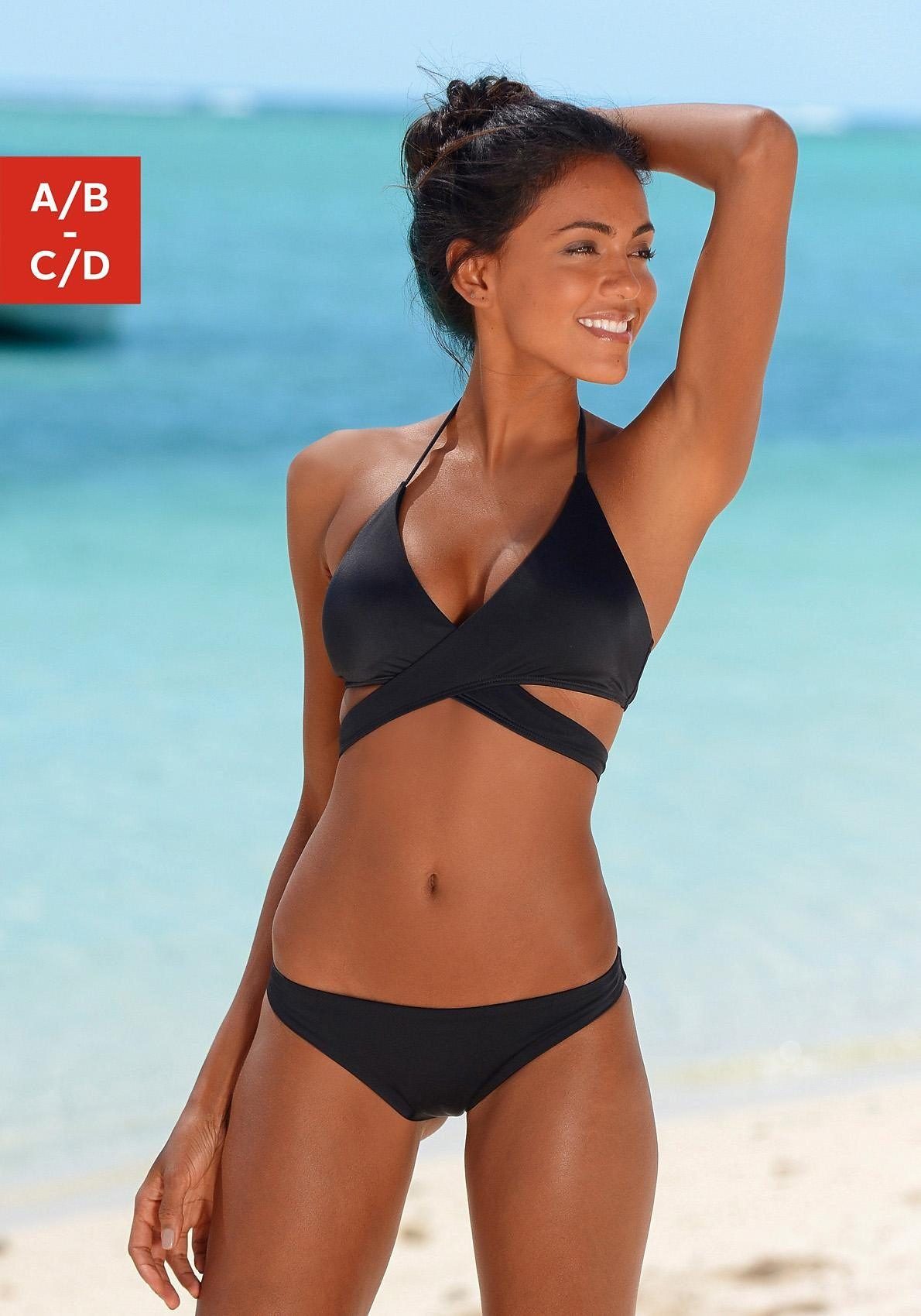 Bench. Triangel-Bikini in Wickeloptik günstig online kaufen