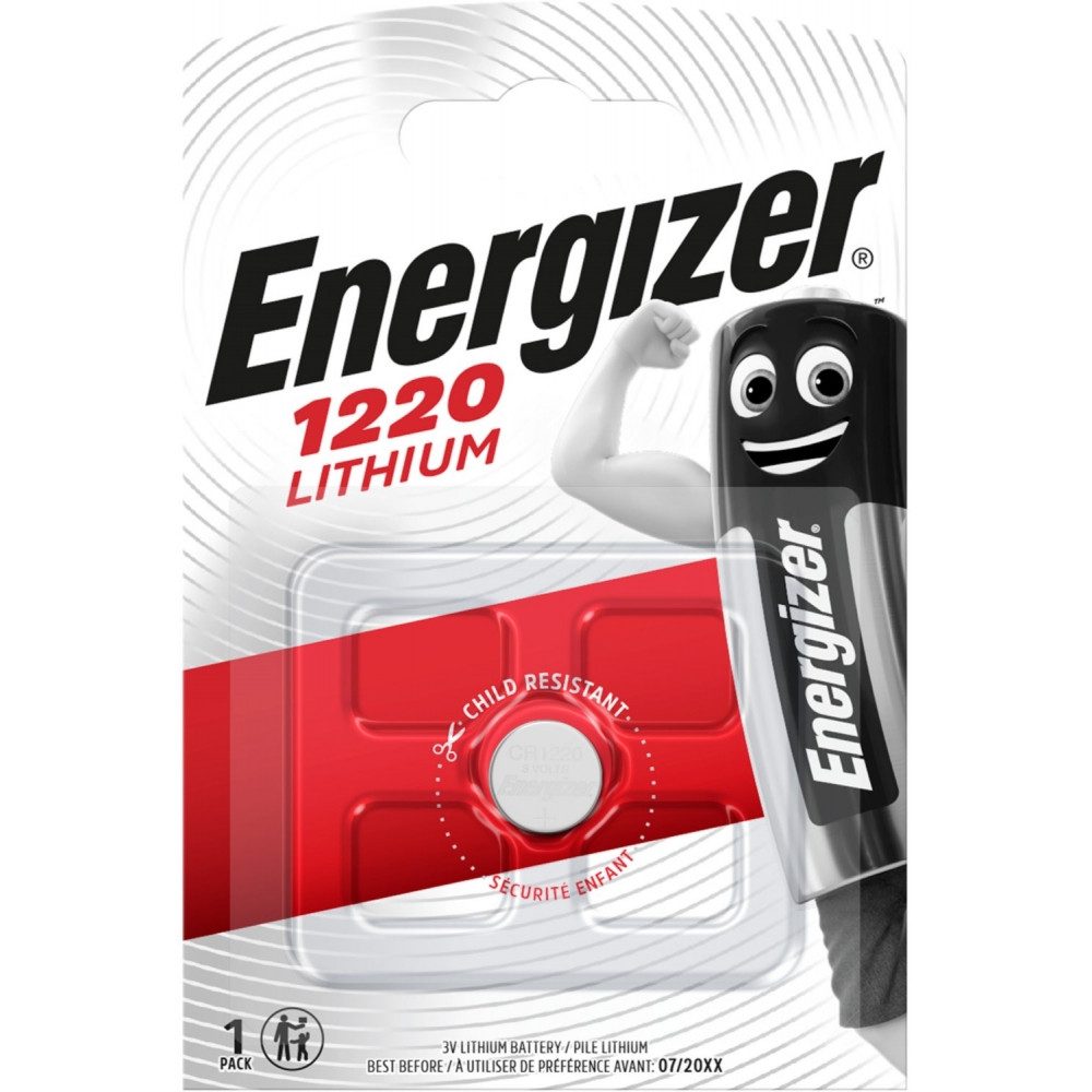 Energizer Energizer CR1220 Knopfzelle 1er Blister - Knopfzelle. Knopfzelle, (3 V V), Hohe Zuverlässigkeit