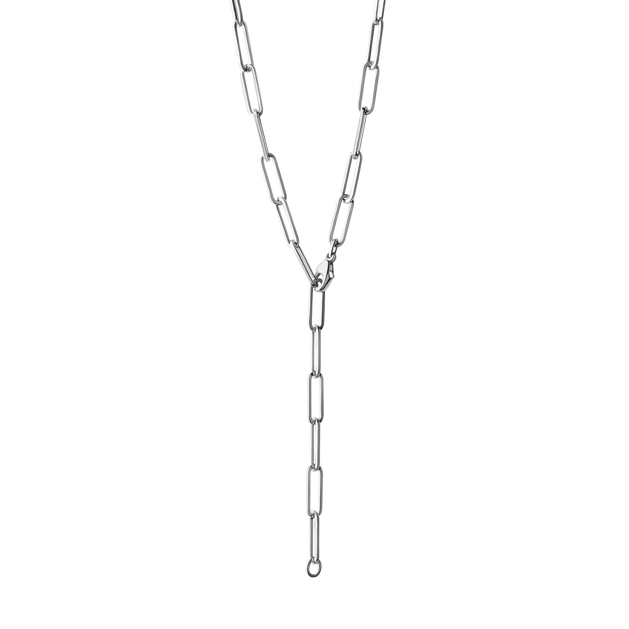 Vivance Collierkettchen 925/- rhodiniert Gliederkette cm Sterling Silber 50