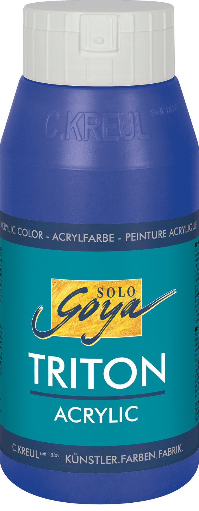 Kreul Acrylfarbe Solo Goya Triton Acrylic, 750 ml Ultramarinblau