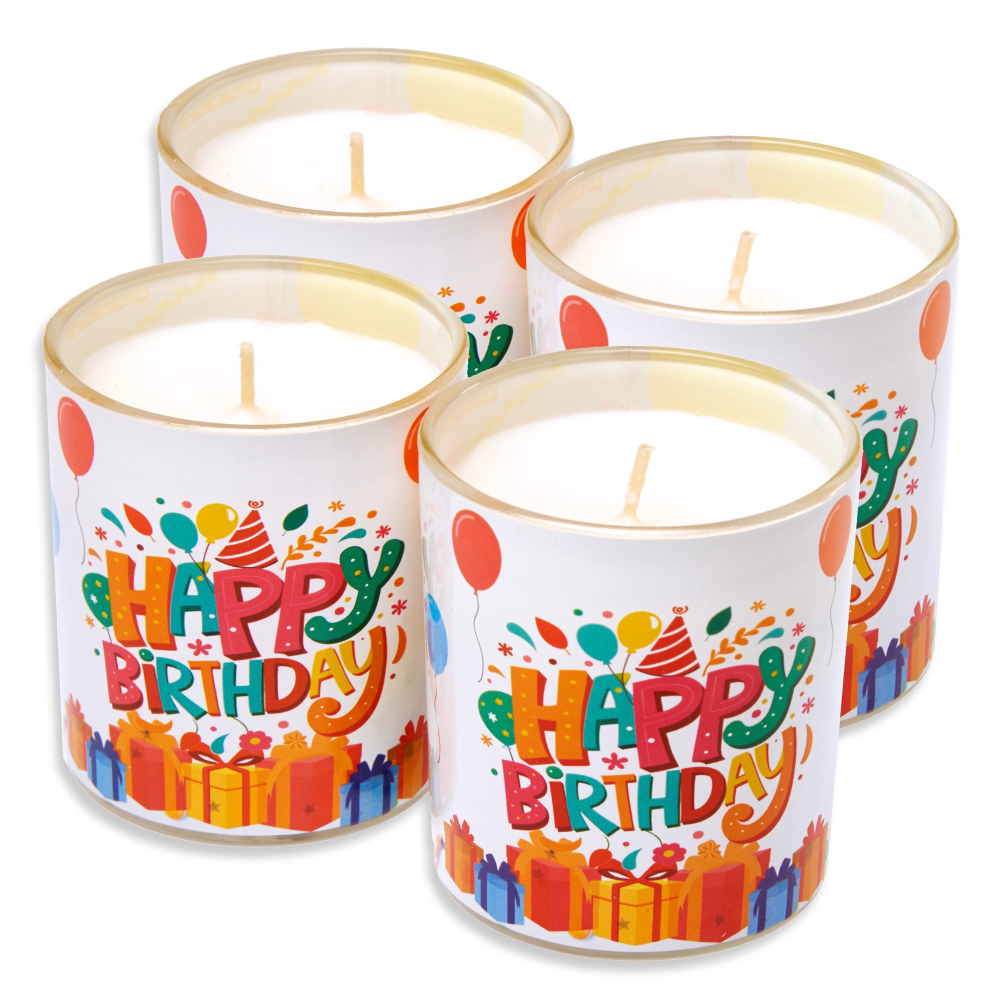 Candelo Geburtstagskerze Candelo 4er Set Hochwertige günstig online kaufen