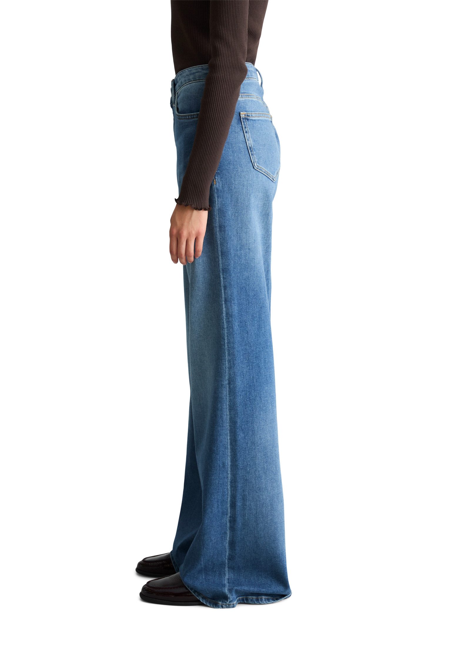 Marc O'Polo DENIM Schlagjeans aus Organic Cotton-Stretch