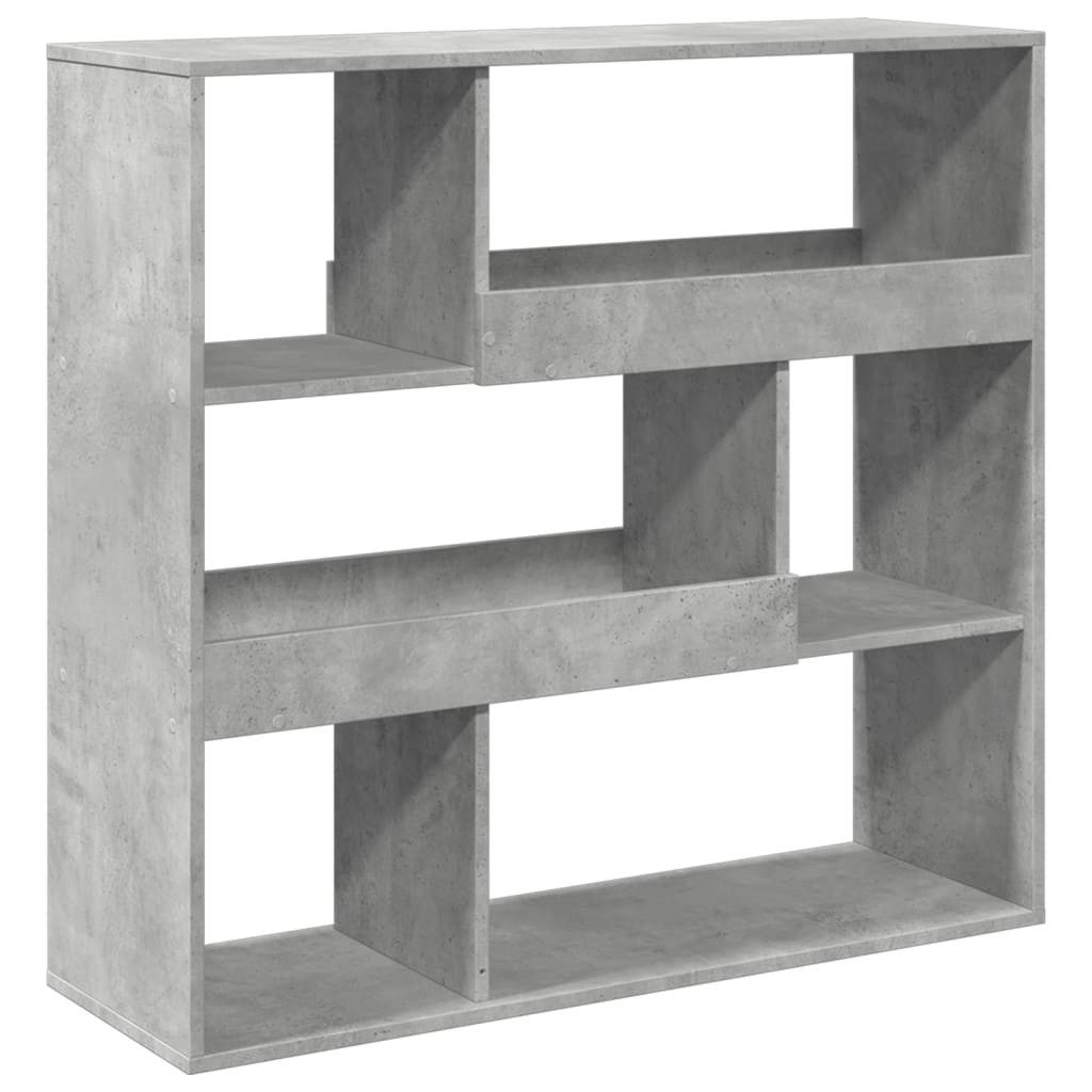 vidaXL Bücherregal Bücherregal/Raumteiler Betongrau 100x33x94,5 cm, günstig online kaufen