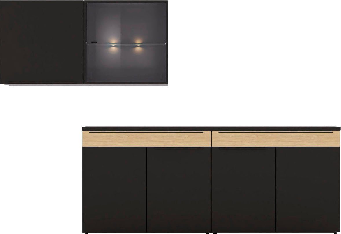 now! by hülsta Wohnwand »touch«, (Set, 5-St), mit einem Sideboard und zwei  Hängeschränken online kaufen | OTTO
