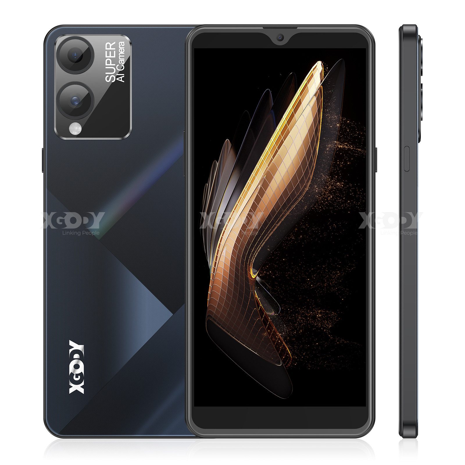 XGODY Y13 Pro Android9.0 4G LTE Handy Dual SIM(LTE+GSM+WCDMA) Smartphone (15,00 cm/6 Zoll, 16 GB Speicherplatz, 5 MP Kamera, CPU MT6737, 1.25Ghz, QHD 18:9)