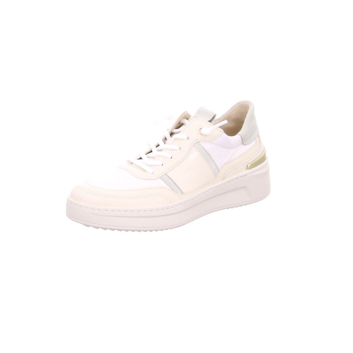 Freizeit Schnürer für Damen in beige Sneaker