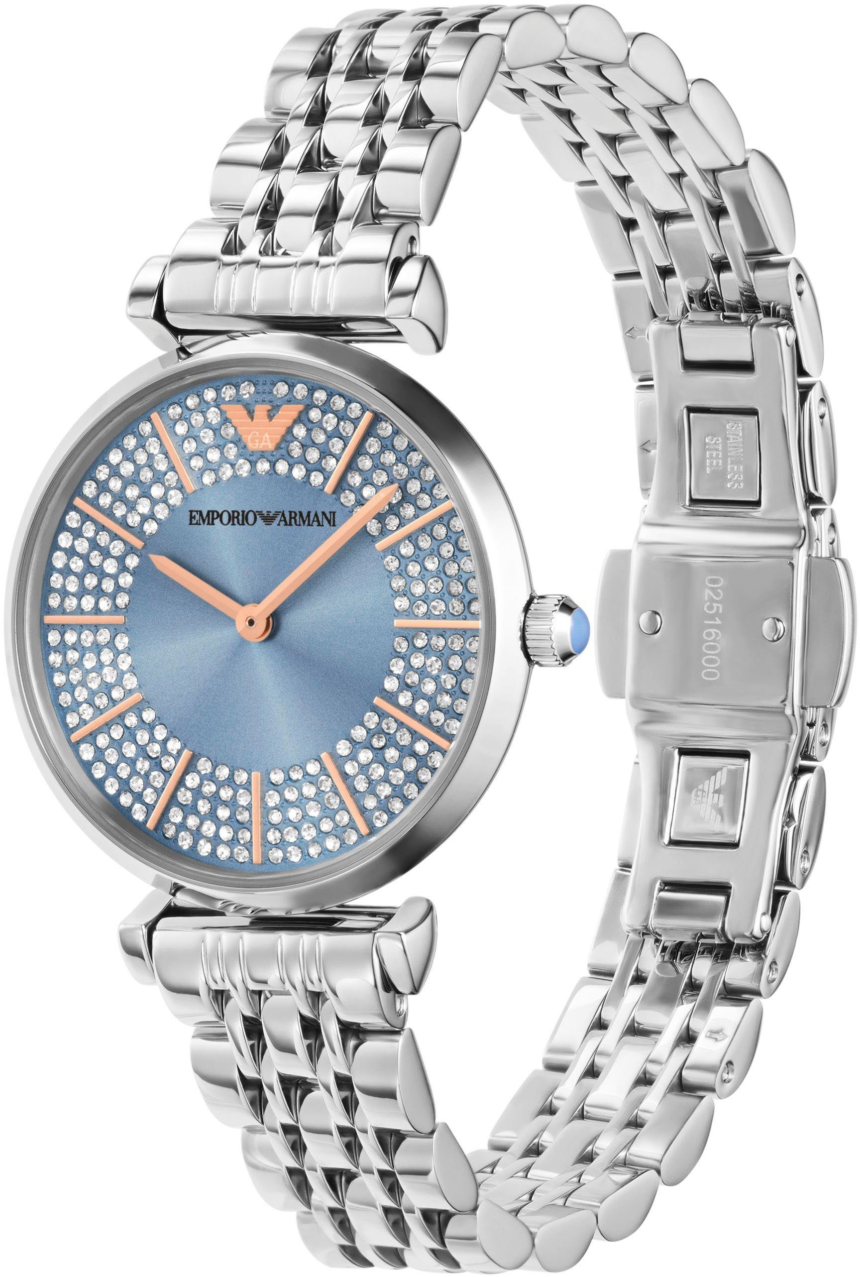 Emporio Armani Quarzuhr AR11594, Armbanduhr, Damenuhr, günstig online kaufen