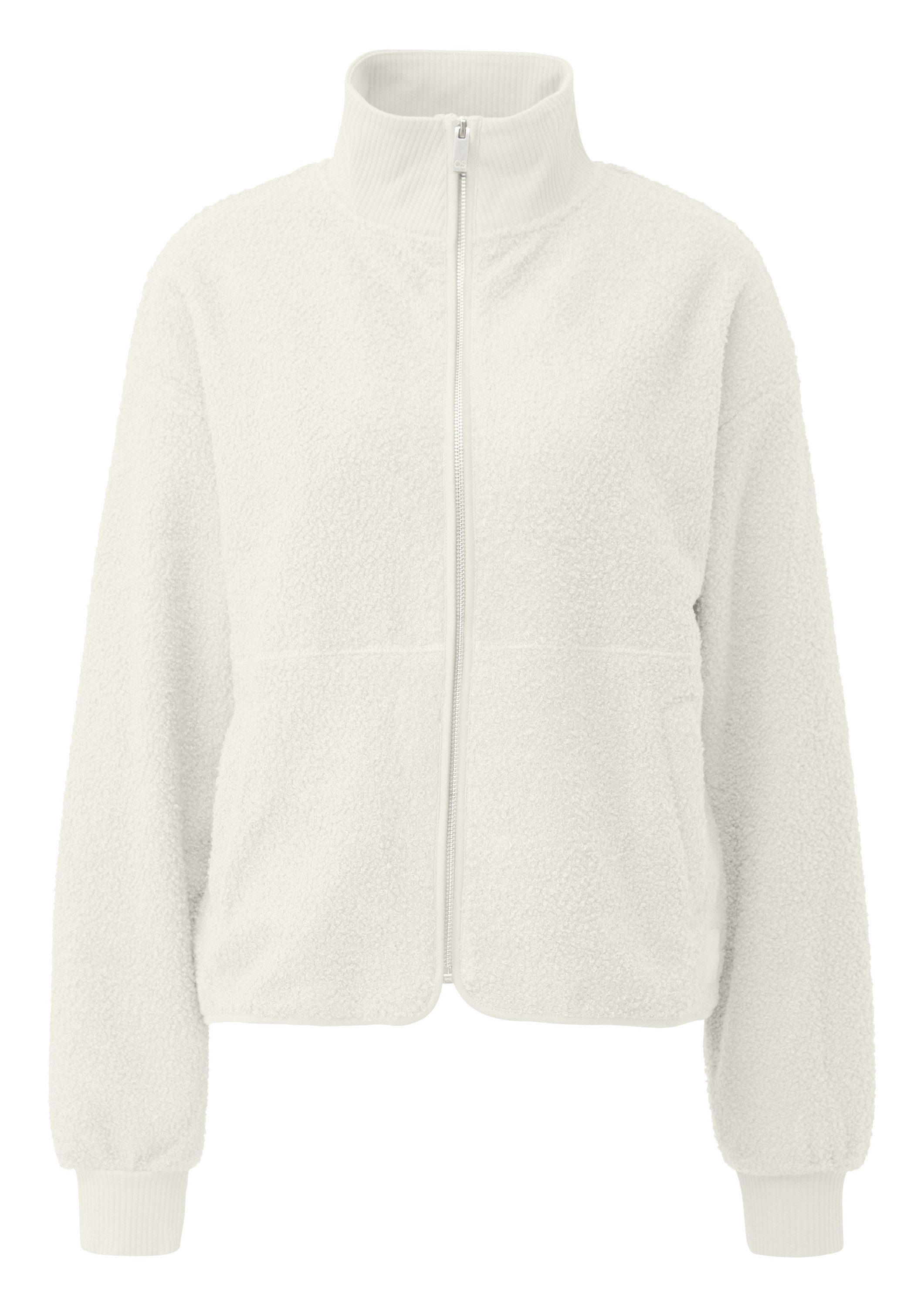 QS Sweatjacke Sweatshirt Teddyjacke günstig online kaufen