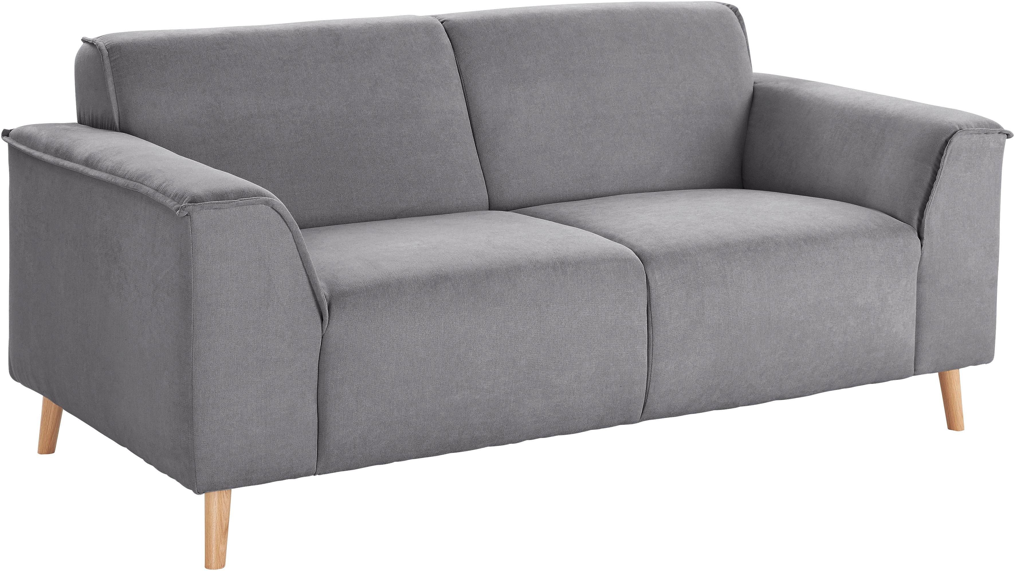 Home affaire 2-Sitzer Janek Scandic Design, elegant und zeitlos, mit Federkern und Keder in scandinavischem Design – Bild 3 von 5