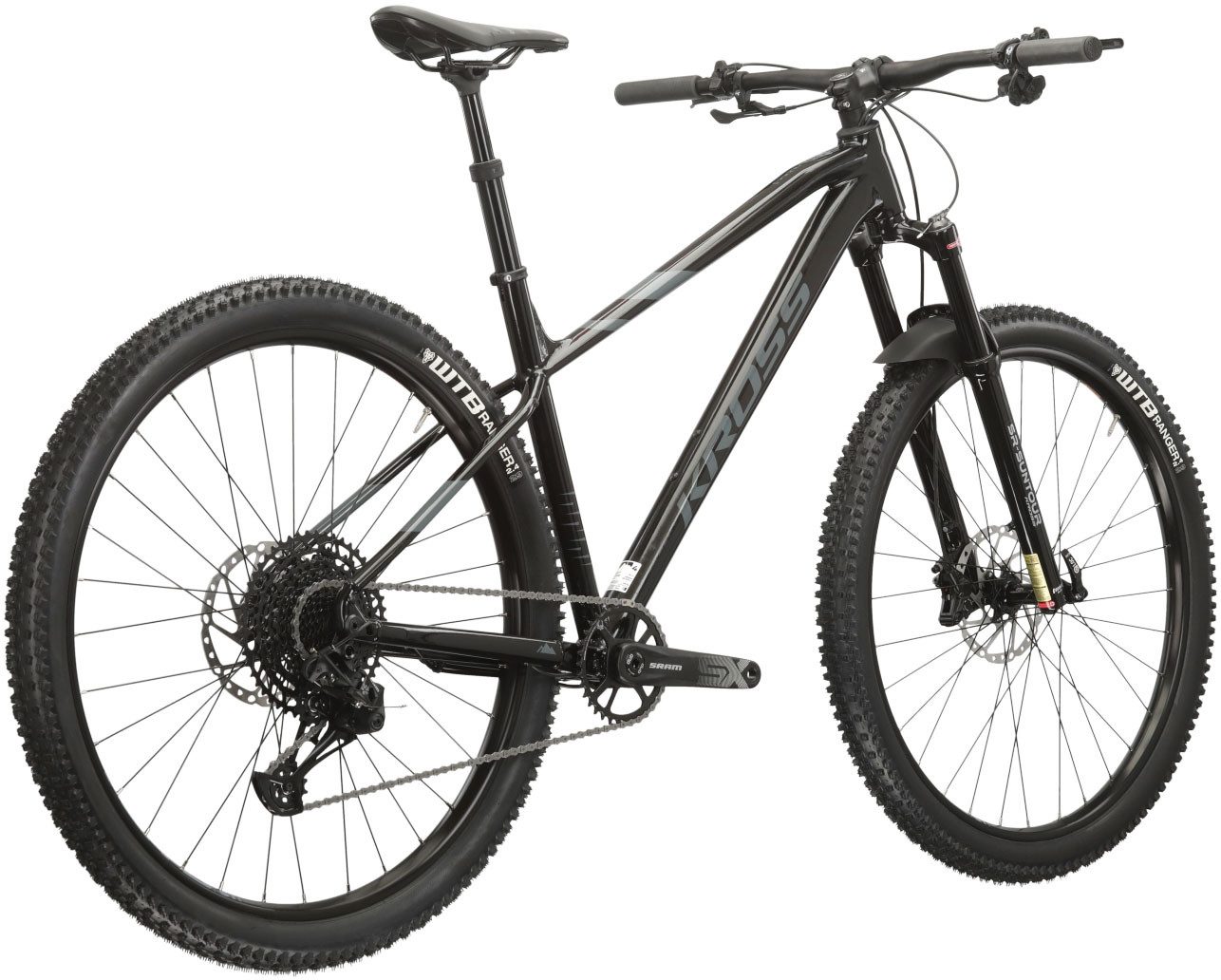 Kross Mountainbike KROSS MTB Hardtail Level 6.0 29" schwarz 12 Gänge, 12 Gang SRAM NX EAGLE Schaltwerk, Kettenschaltung