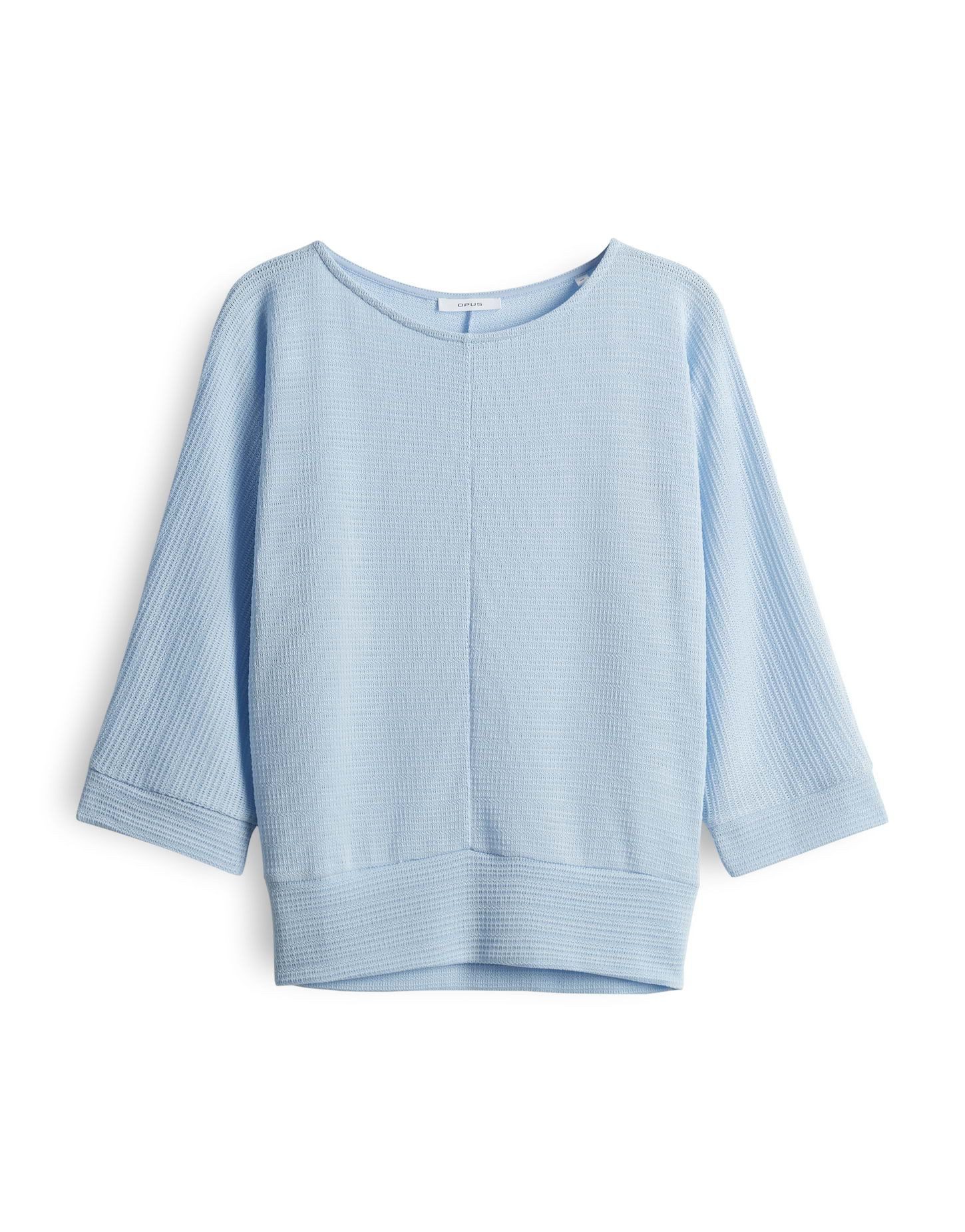 3/4-Arm-Shirt SOLLIKA STRUCTURE Loose mit Fledermausärmeln