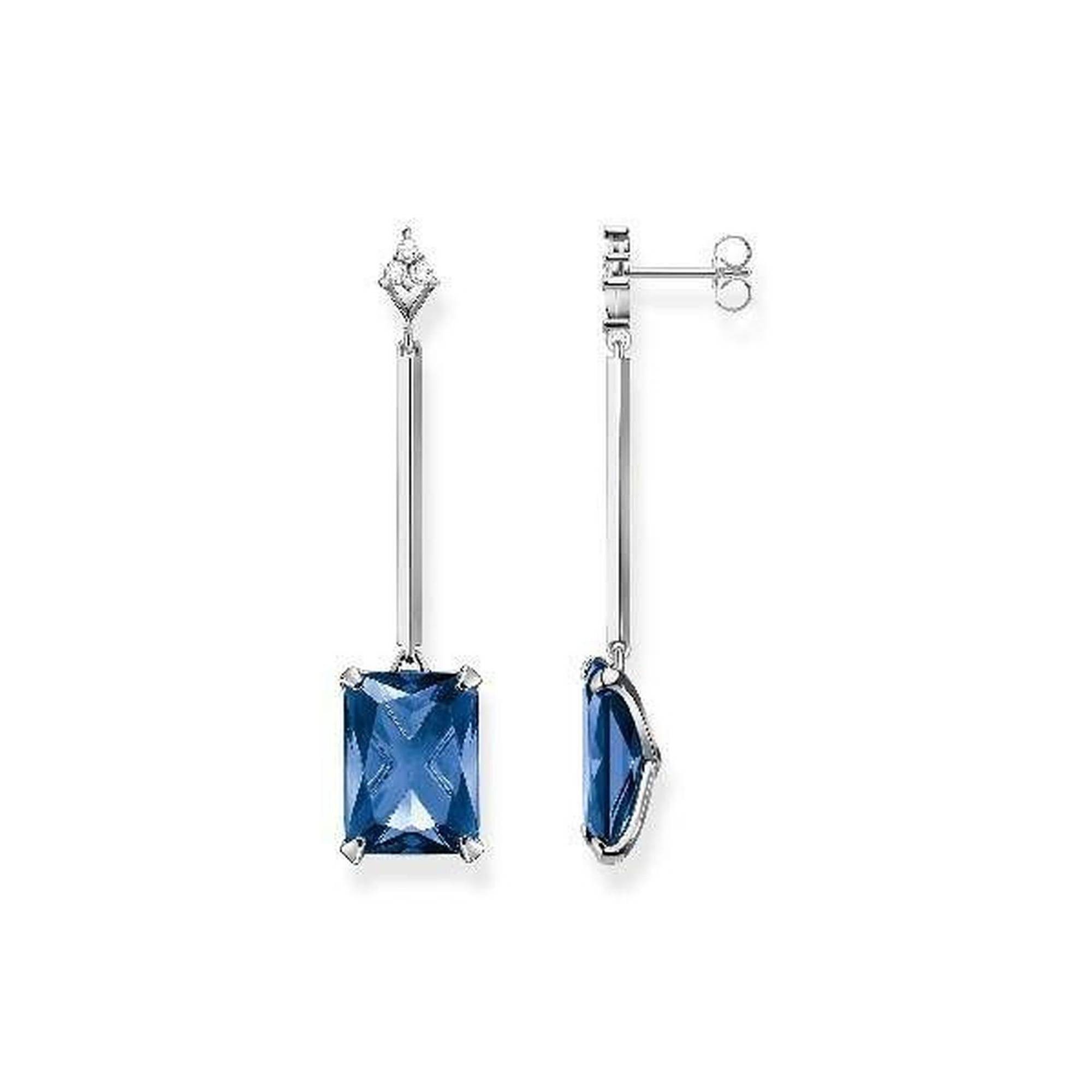 THOMAS SABO Paar Ohrhänger blue stone