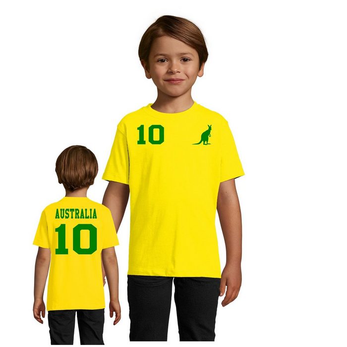 Blondie & Brownie T-Shirt Kinder Australien Sport Trikot Fußball Weltmeister Meister WM