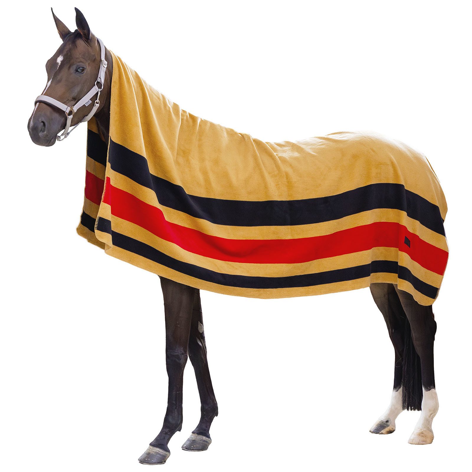 EQuest Pferde-Abschwitzdecke Dralon Decke Pureline, eine Kuscheldecke für Ihr Pferd!