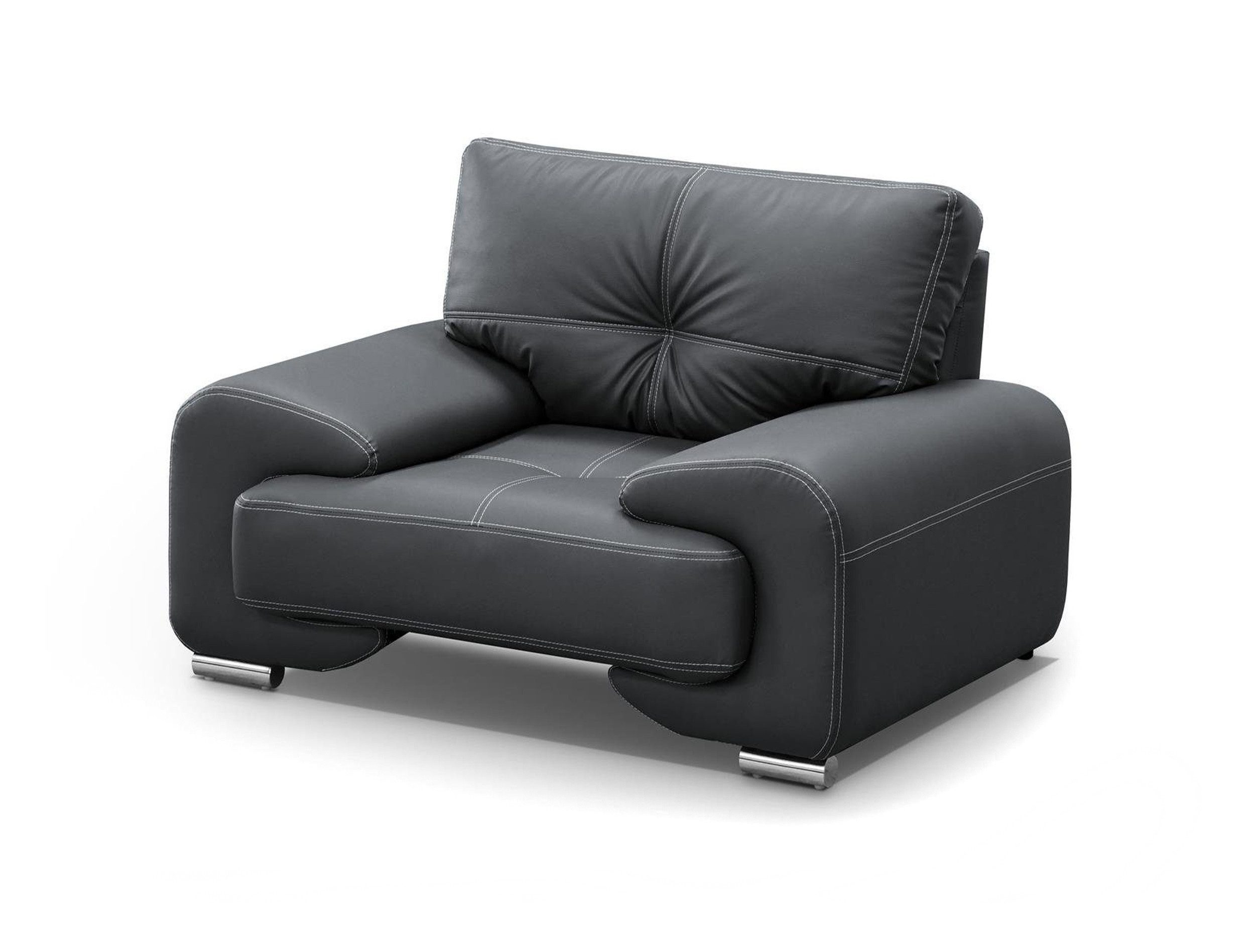 Beautysofa Relaxsessel Omega Kunstleder Sessel Modern Wohnzimmersesel günstig online kaufen
