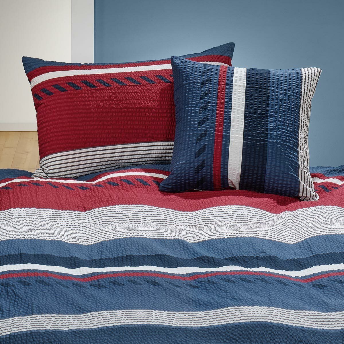 TRAUMSCHLAF Bettwäsche Mick, Seersucker, 2 teilig, ideale Sommerbettwäsche günstig online kaufen