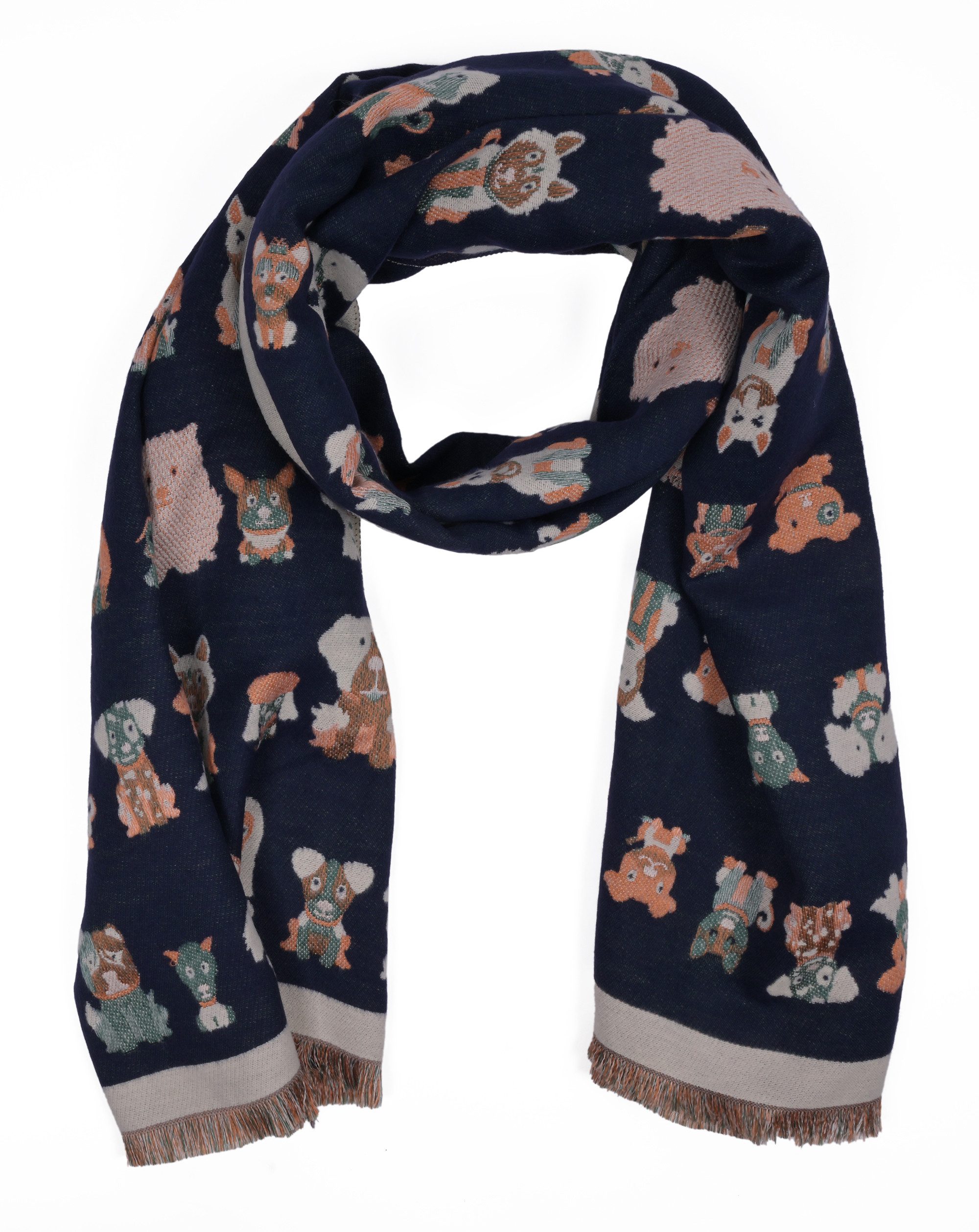 Goodman Design Modetuch Modeschal mit Hunde günstig online kaufen