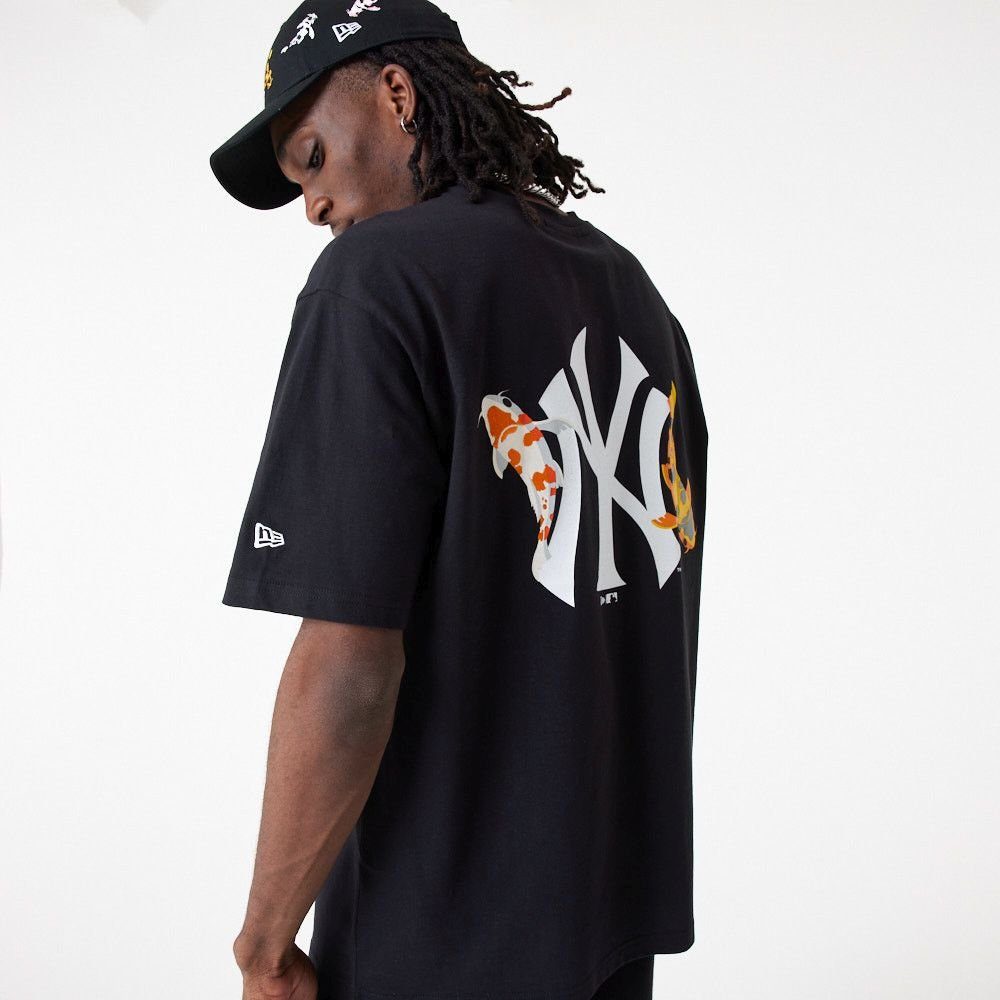 New York New Era FISH Print-Shirt Oversized Yankees KOI