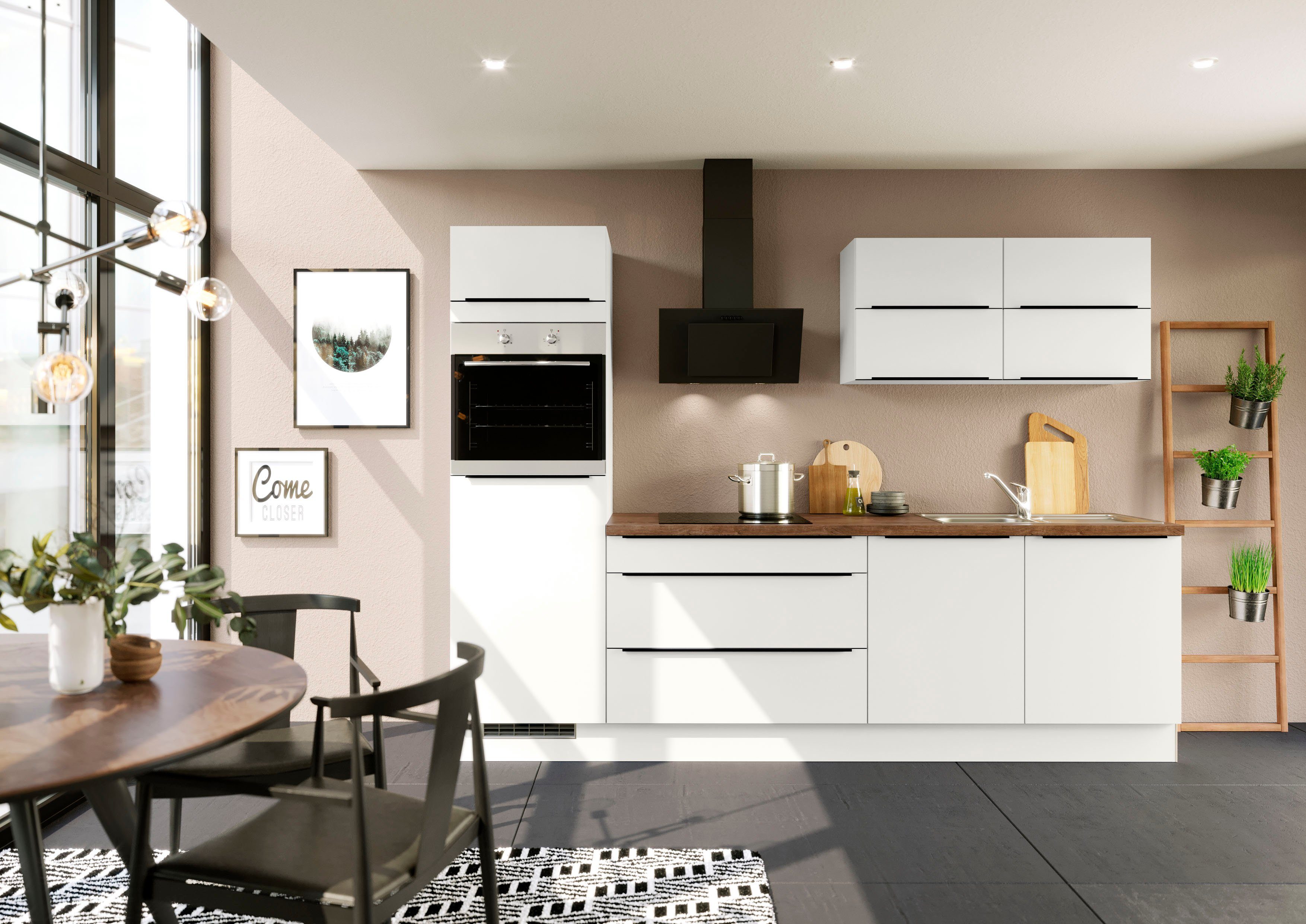 IMPULS KÜCHEN Küchenzeile "Toledo", Ausrichtung wählbar, Schubkästen mit So günstig online kaufen