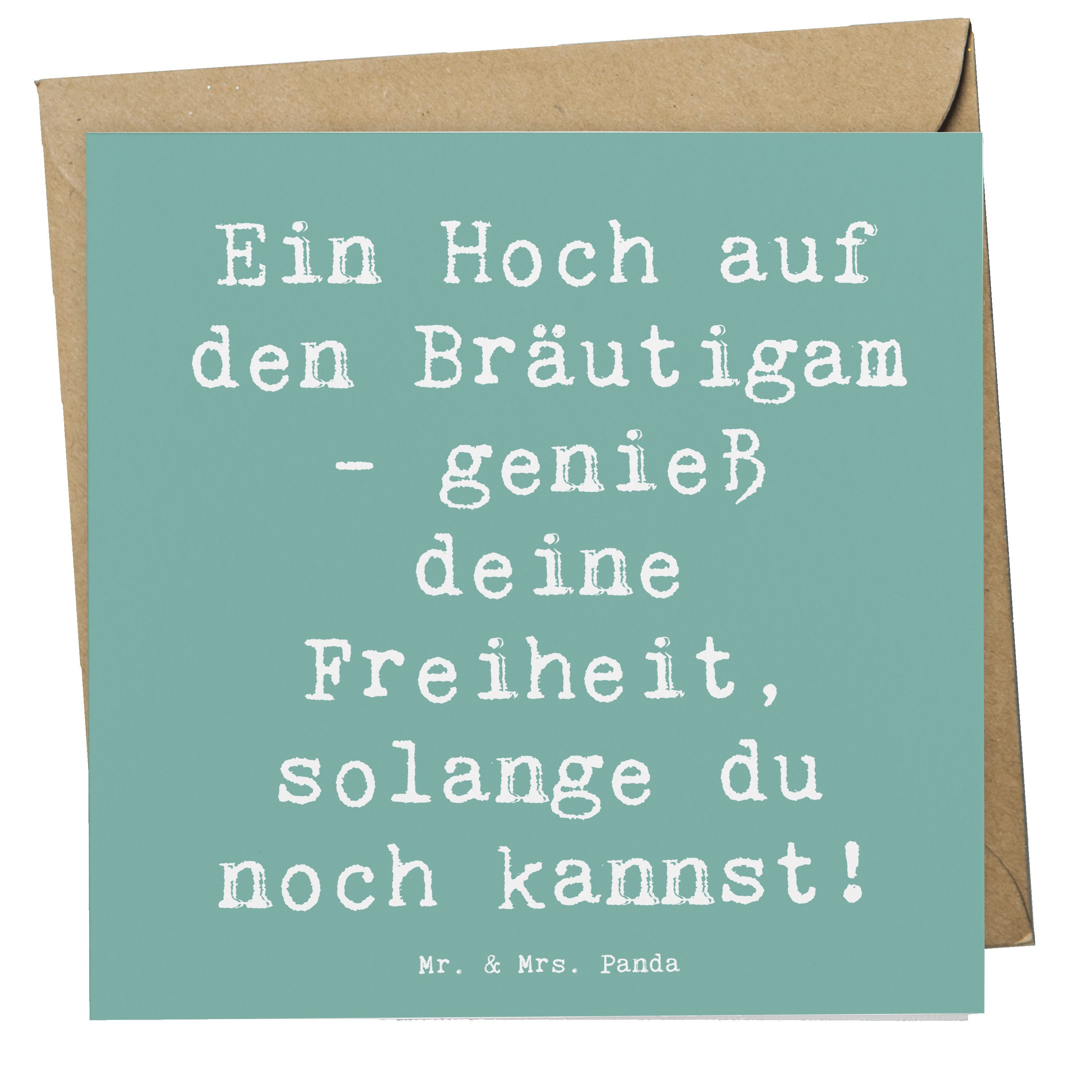 Grußkarte Junggesellenabschied Feier - Meeresbrise - Geschenk, junggesellenabsc