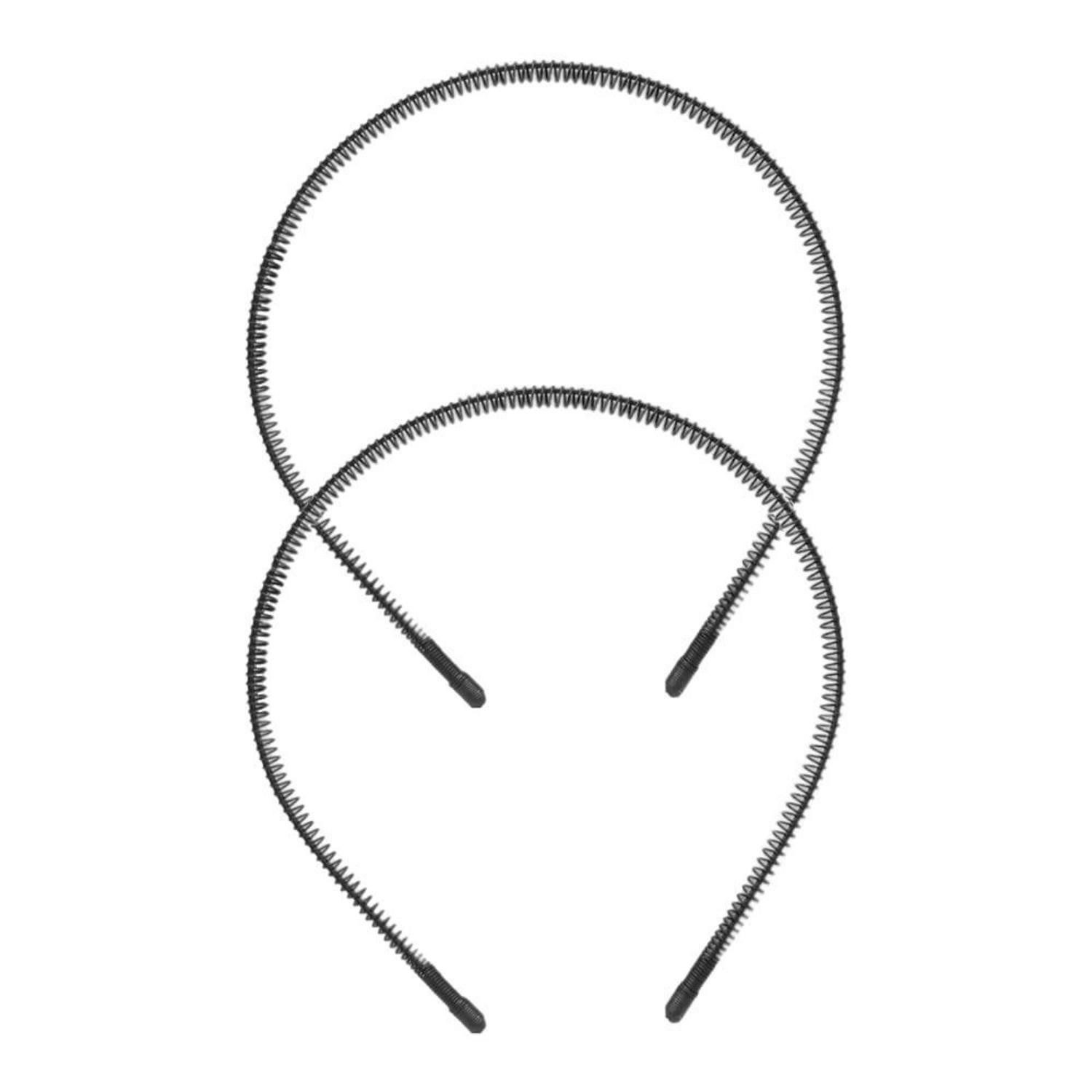 LuxusKollektion Haarband 2er Pack Metall Haarband Unisex Elastisch Rutschfest für Sport Yoga