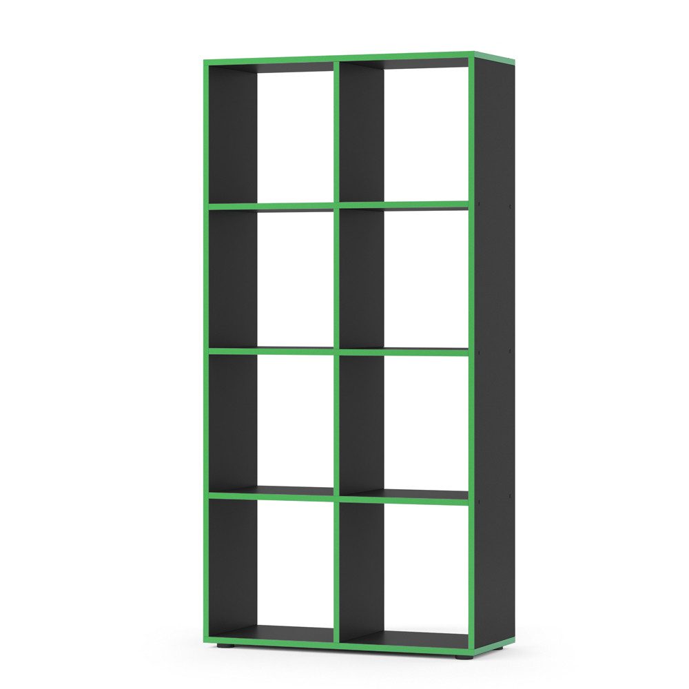 Vicco Raumteiler Scutum, Schwarz/Grün, 72 x günstig online kaufen