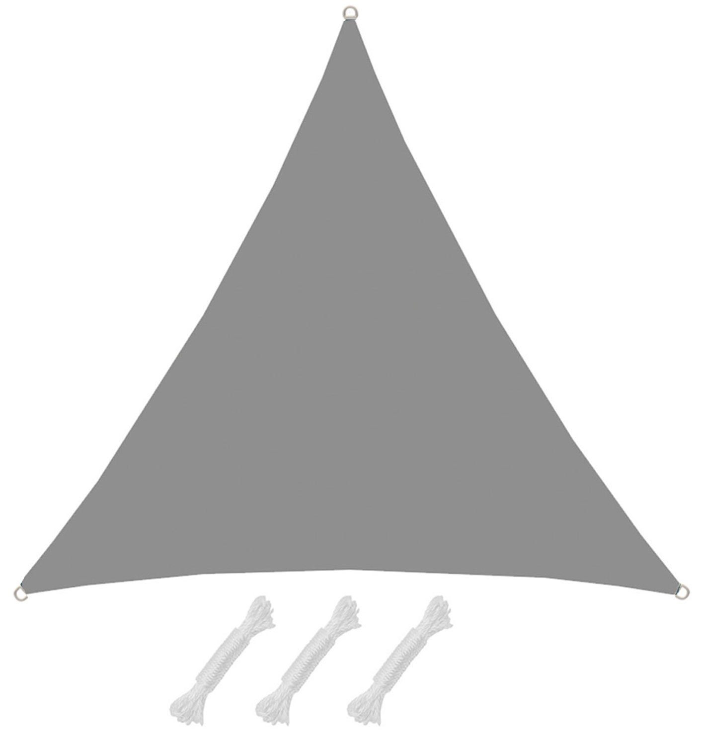 AMANKA Sonnensegel mit UV Schutz - 2 x 2 x 2 m Wasserdicht - Sonnenschutz Garten & Balkon, Polyester Sonnenschutzsegel Dreieckig - Überdachung mit Regenschutz