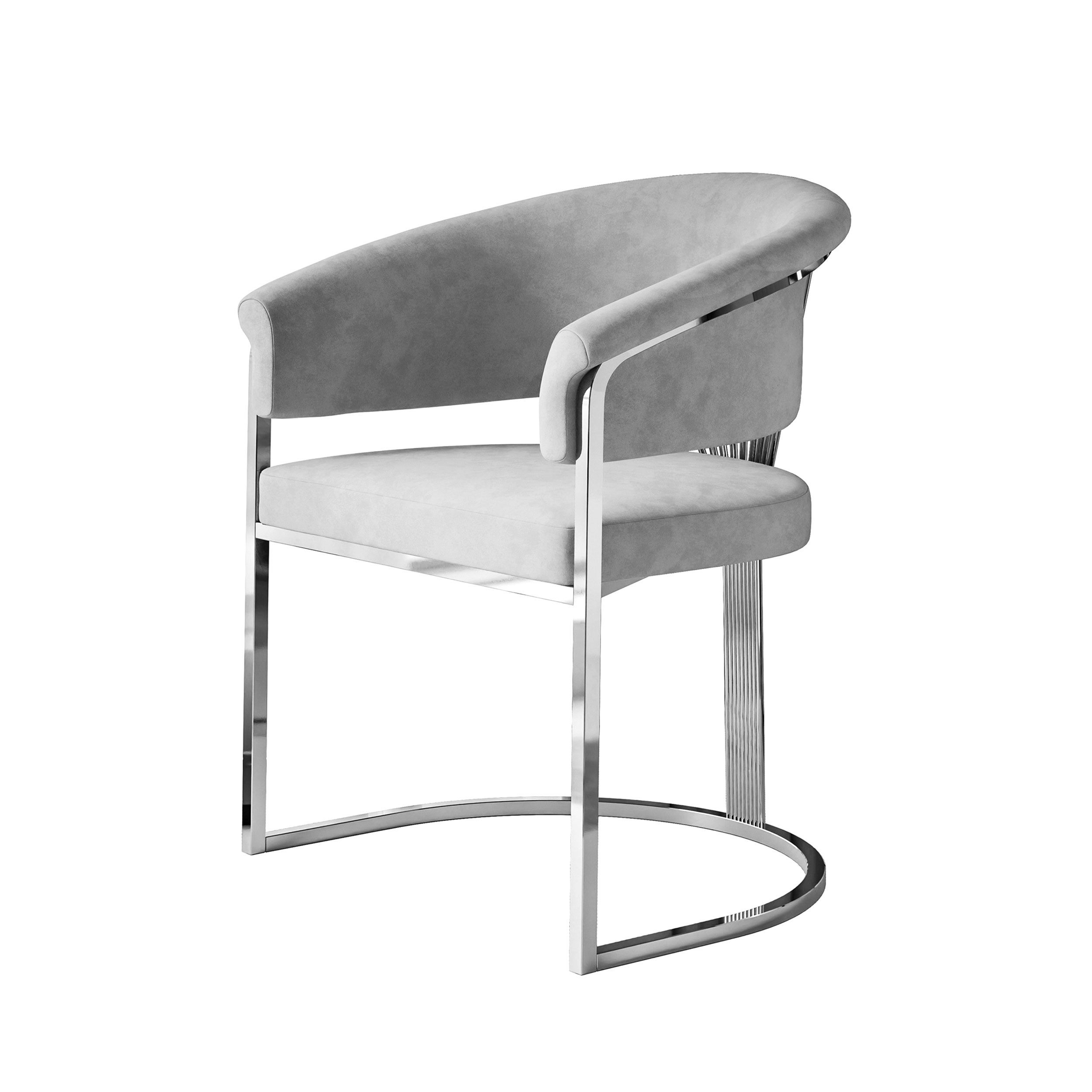 Lookway Polsterstuhl MOUNIR SILVER mit einem günstig online kaufen