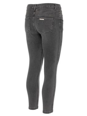 Christian Materne Skinny-fit-Jeans Denim-Hose figurbetont mit Schlangendruck
