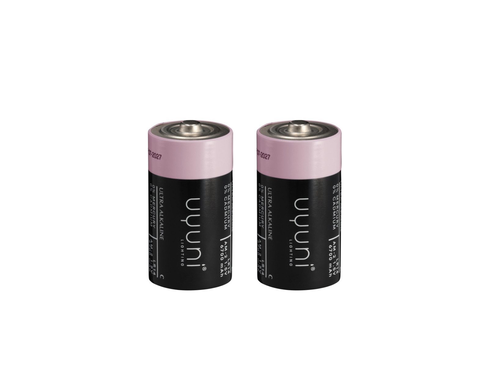 UYUNI Lighting Batterien C 1,5V 6700mAh 2erSet (1 Pack) Batterie
