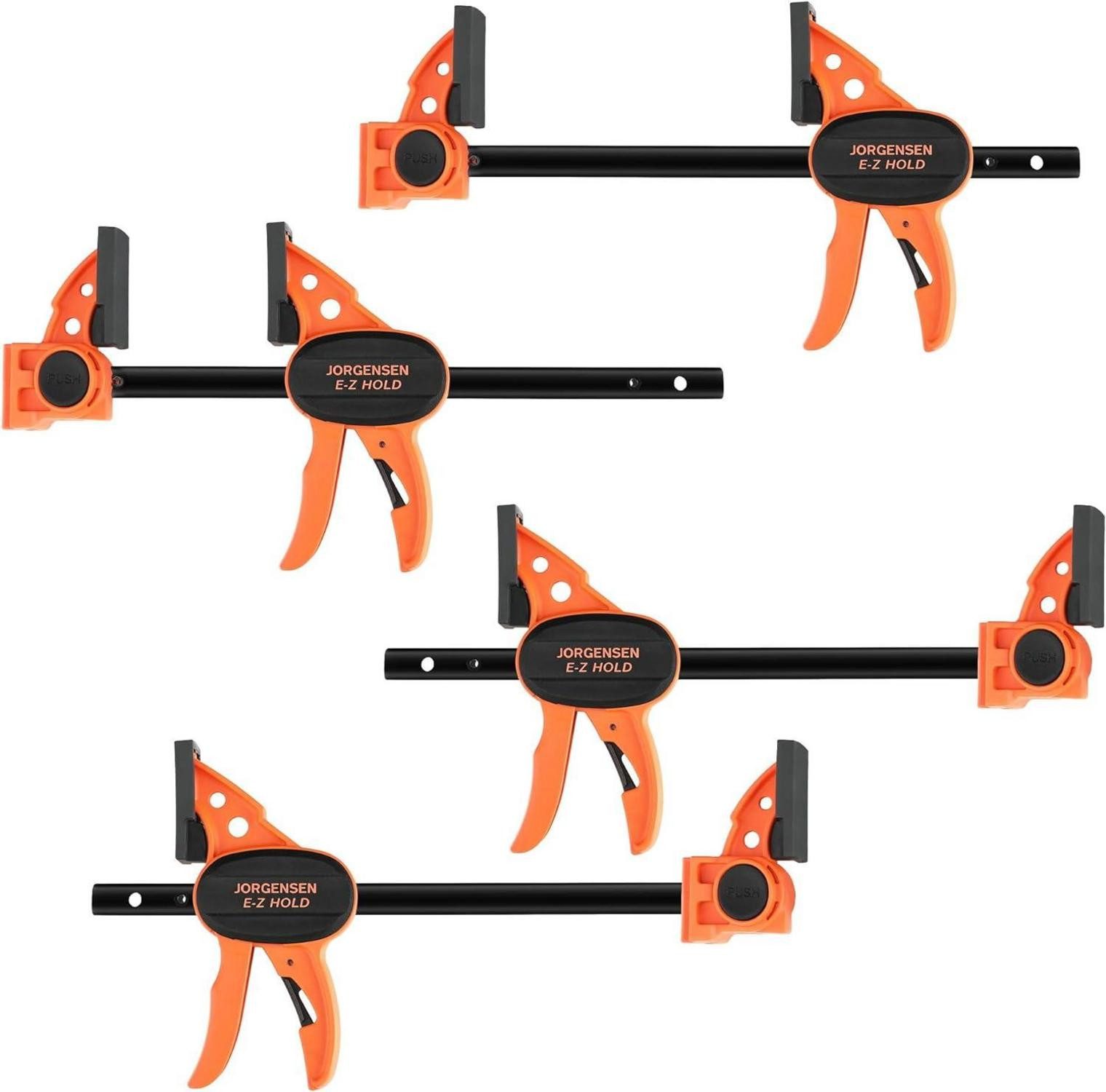 Multitool Einhandzwingen Set 4 Stück Profi Schraubzwingen 2 in 1 Spannen Dehnen