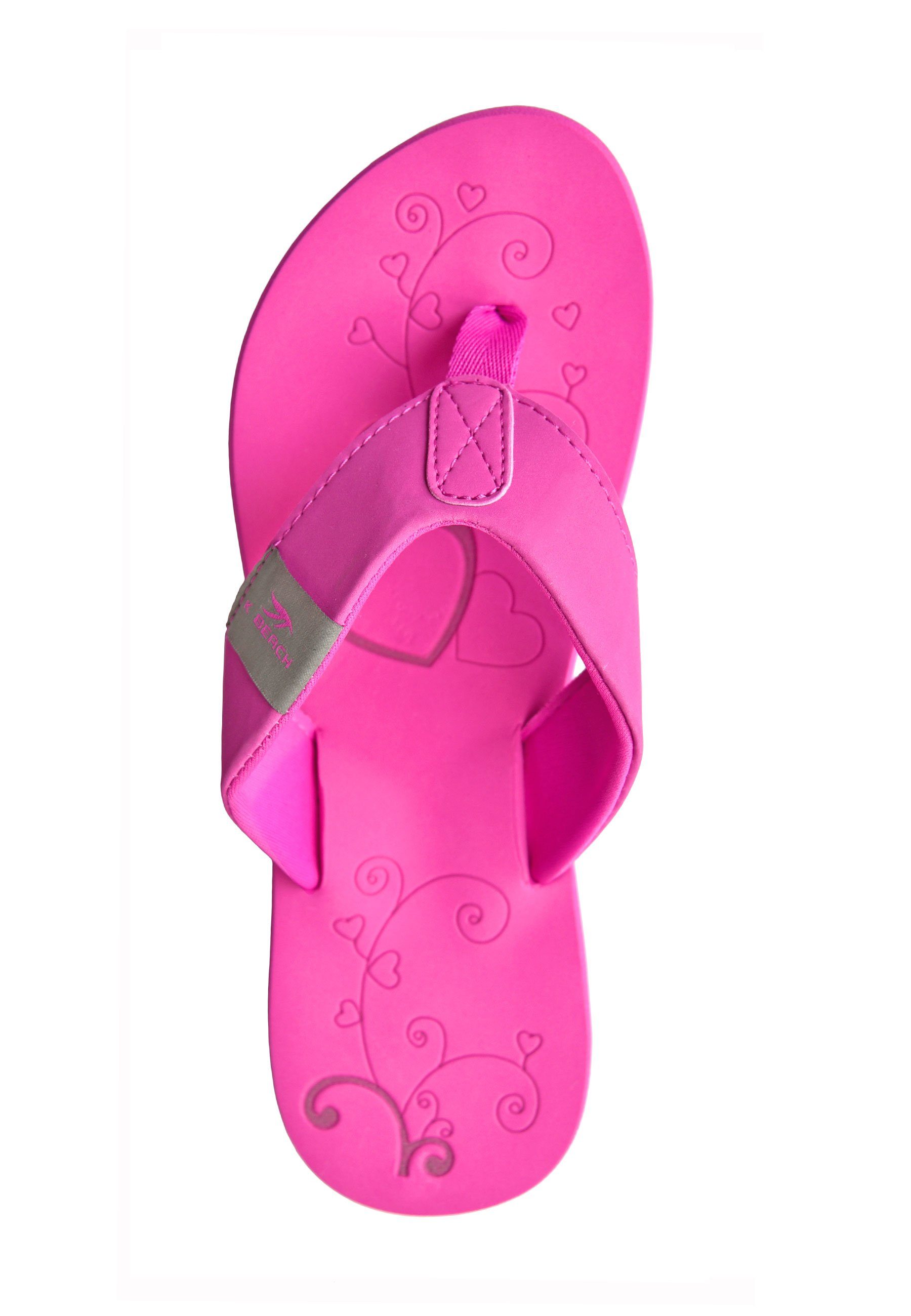 MADSea Beach Badepantolette weicher Zehentrenner rutschfest und bequem