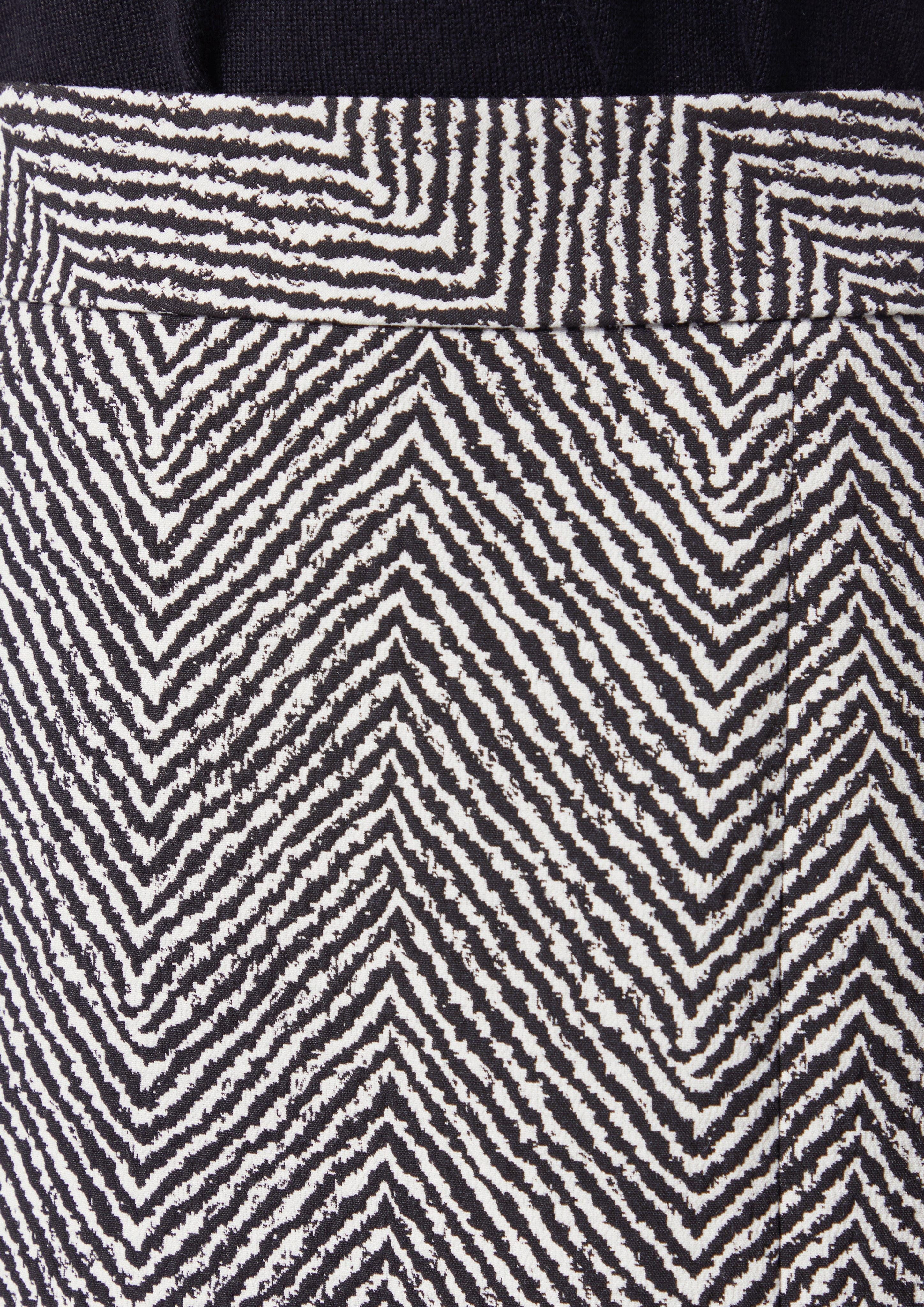 Comma Maxirock Midirock aus Jacquard mit günstig online kaufen