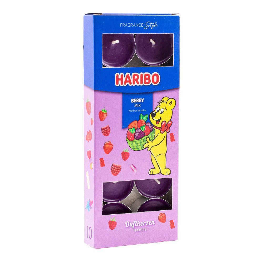 HARIBO Duftkerze Haribo Teelicht Berry Mix - 10 Stück
