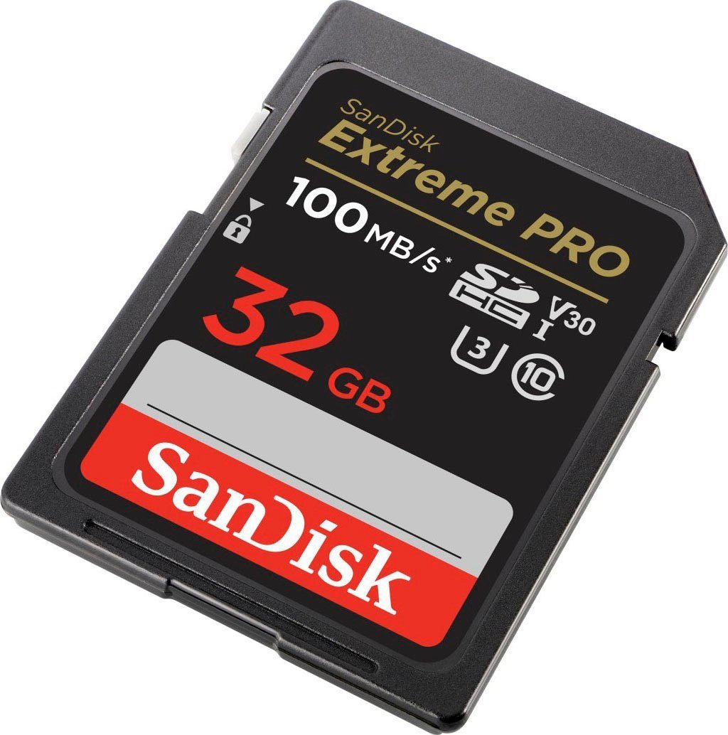 Sandisk Extreme PRO 32GB Speicherkarte (32 GB, UHS Class 3, 100 MB/s Lesegeschwindigkeit) – Bild 2 von 3