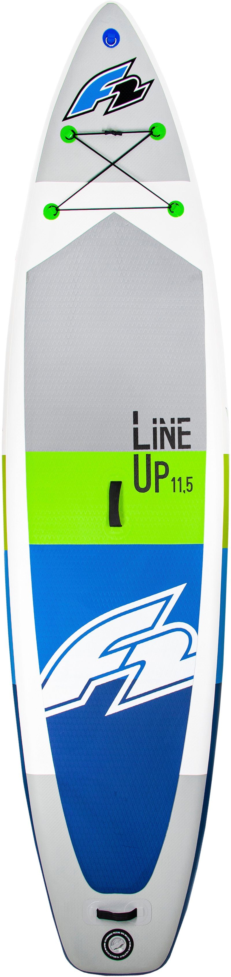 tlg), Line blue F2 Up (Set, Alupaddel, Inflatable Paddling Up 5 Stand mit F2 SMO SUP-Board