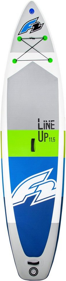 F2 Inflatable SUP-Board F2 Line Up SMO blue mit Alupaddel, (Set, 5 tlg),  Stand Up Paddling
